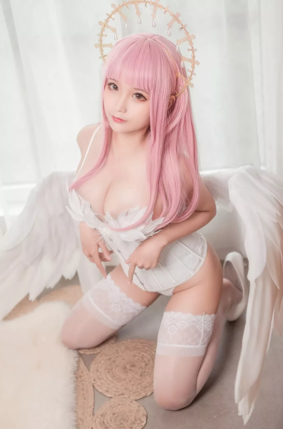 沫沫真爱版天使本-光天使 cosplay 蠢沫沫Chunmomo 尤物cosplay