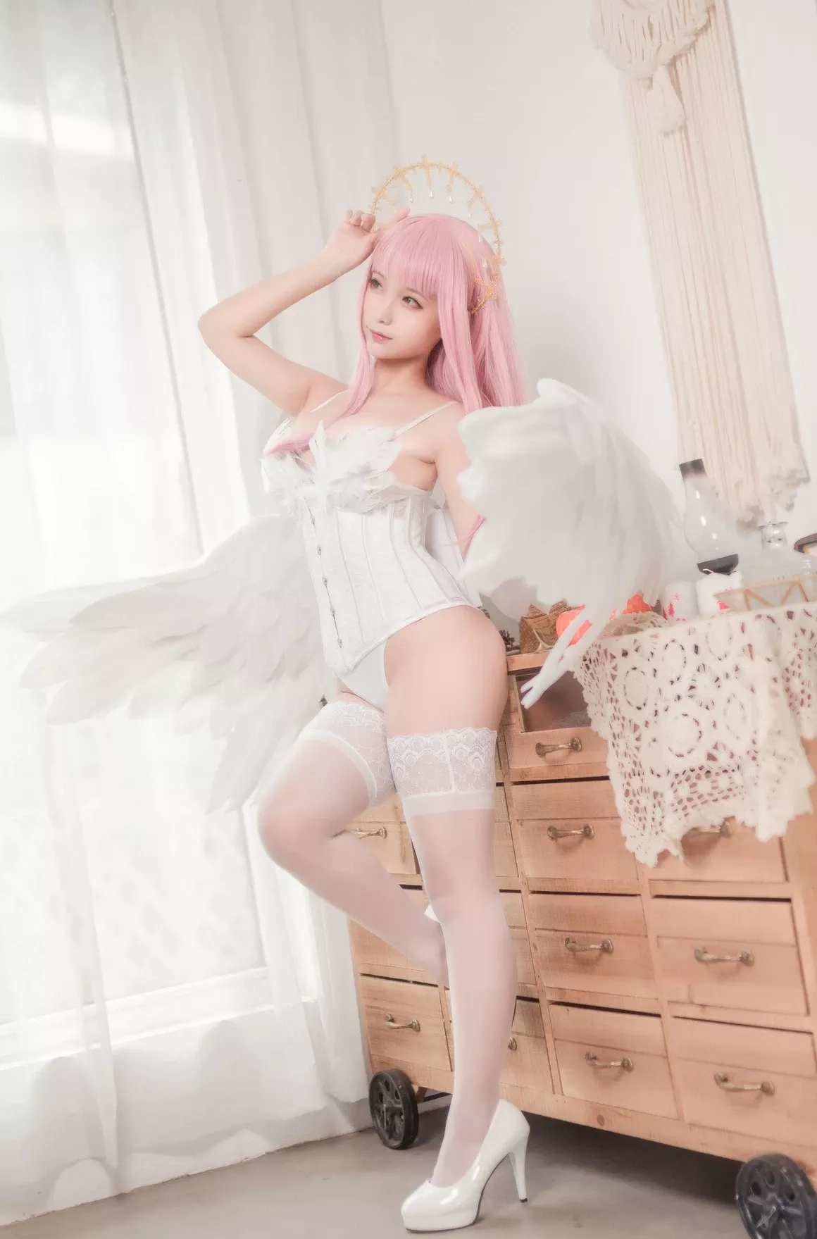 沫沫真爱版天使本-光天使 cosplay 蠢沫沫Chunmomo 尤物cosplay