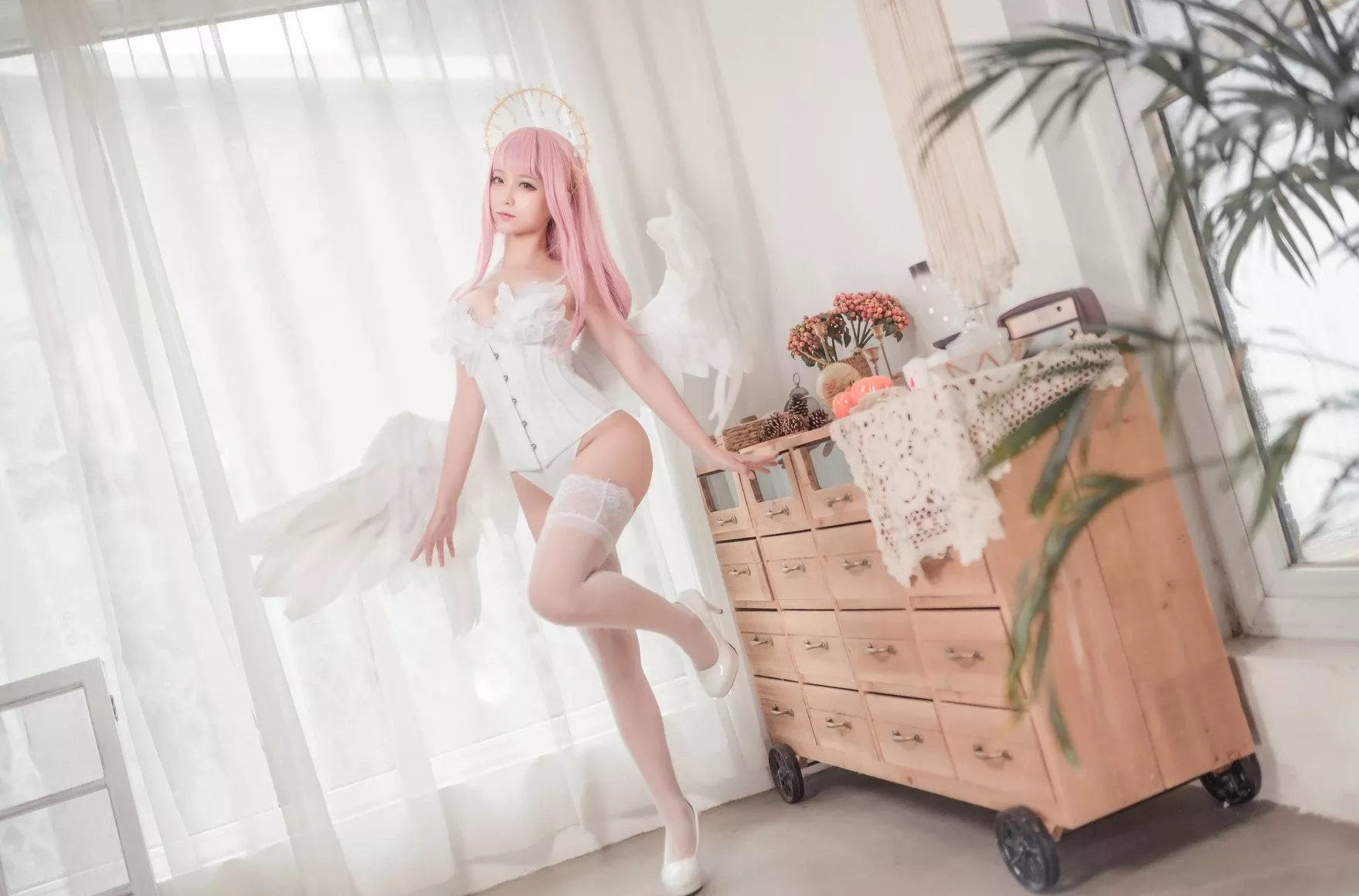 沫沫真爱版天使本-光天使 cosplay 蠢沫沫Chunmomo 尤物cosplay