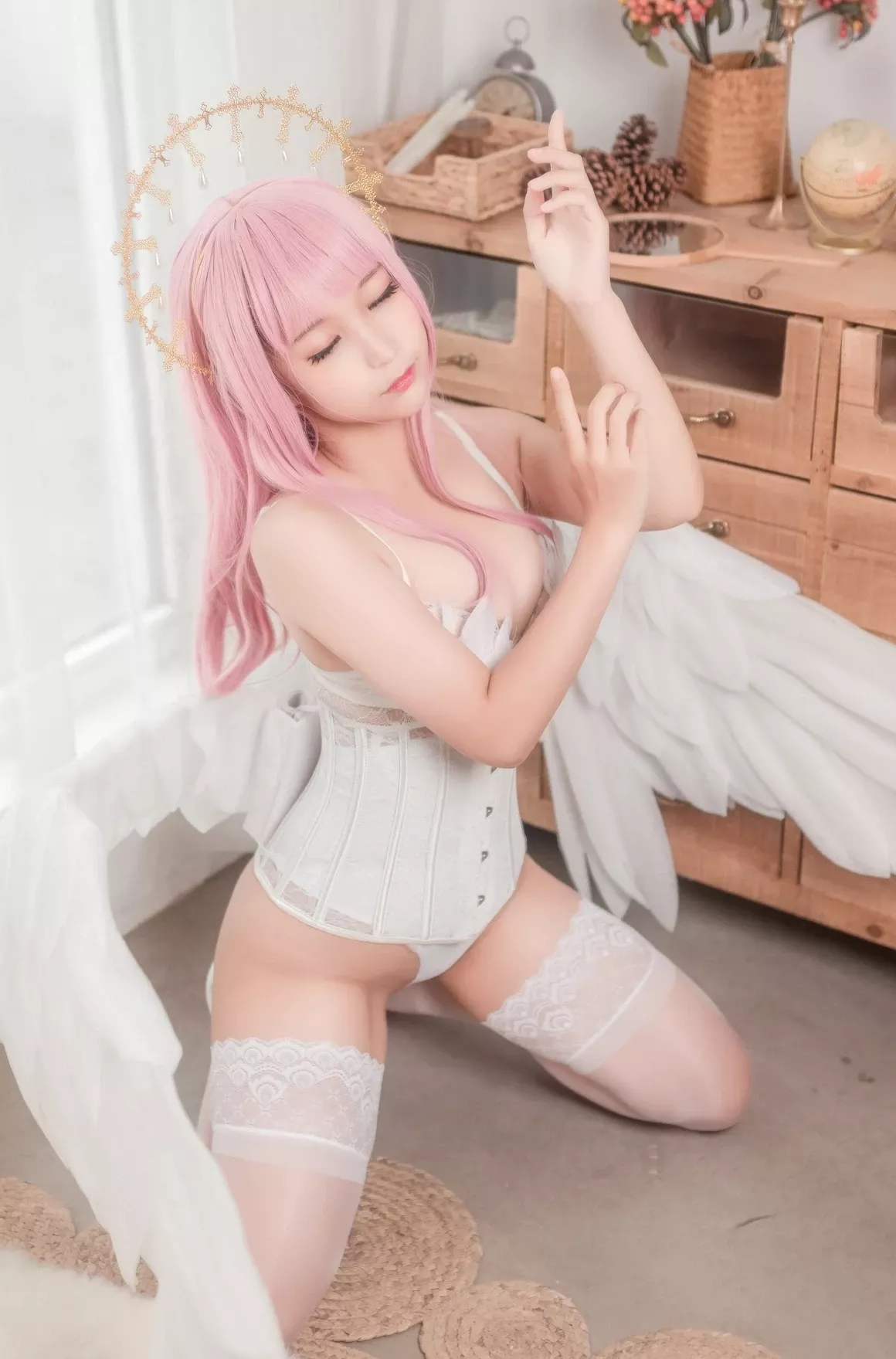 沫沫真爱版天使本-光天使 cosplay 蠢沫沫Chunmomo 尤物cosplay