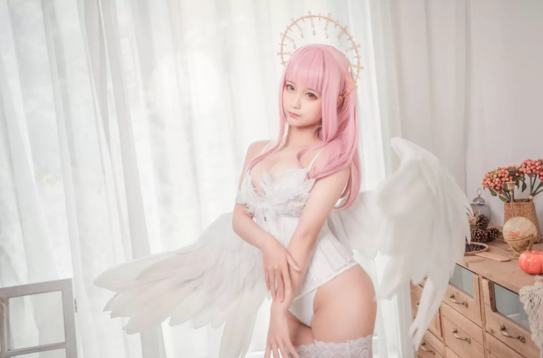 沫沫真爱版天使本-光天使 cosplay 蠢沫沫Chunmomo 尤物cosplay