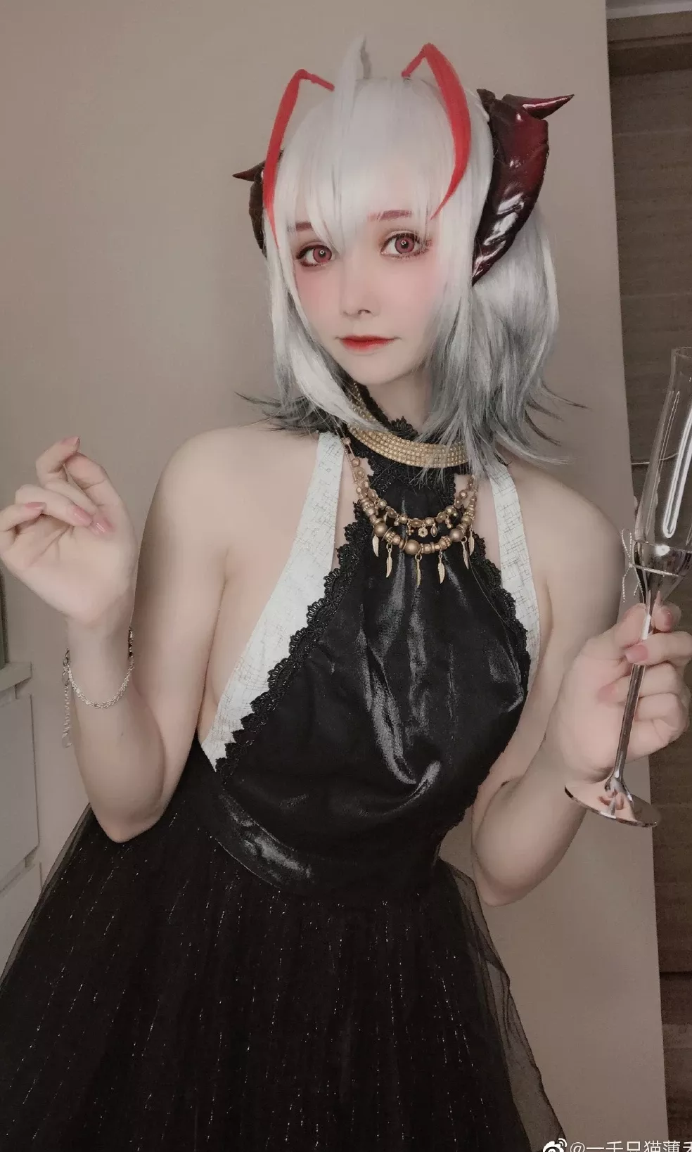 (9P) 礼服 一千只猫薄禾 W 明日方舟 丽人cosplay