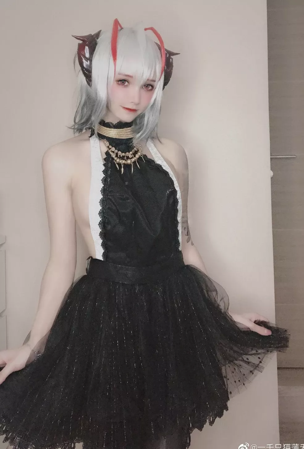 (9P) 礼服 一千只猫薄禾 W 明日方舟 丽人cosplay