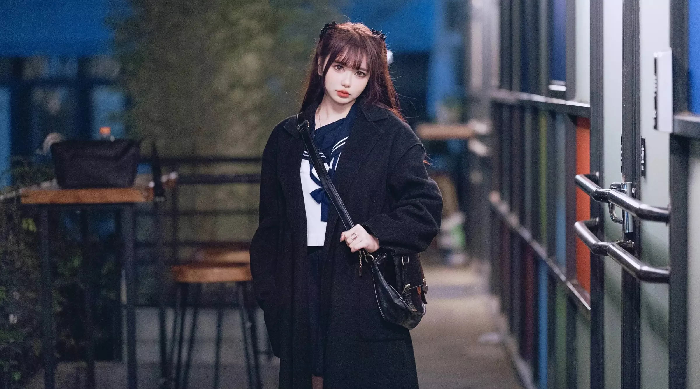 【网路收集系列】福利姬 》高端福利帖【59P】 不良JK Tina很妖孽呀《