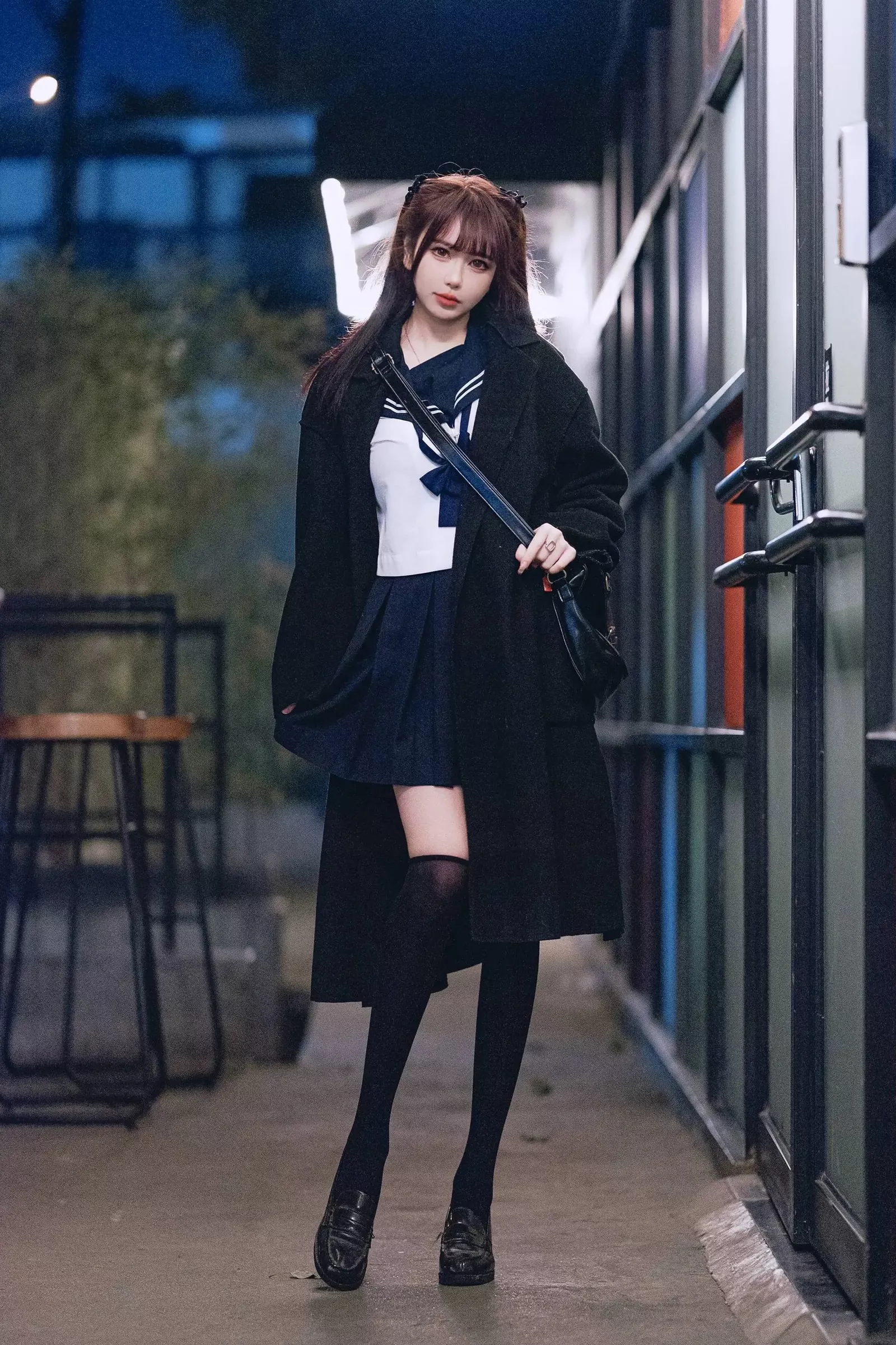 【网路收集系列】福利姬 》高端福利帖【59P】 不良JK Tina很妖孽呀《