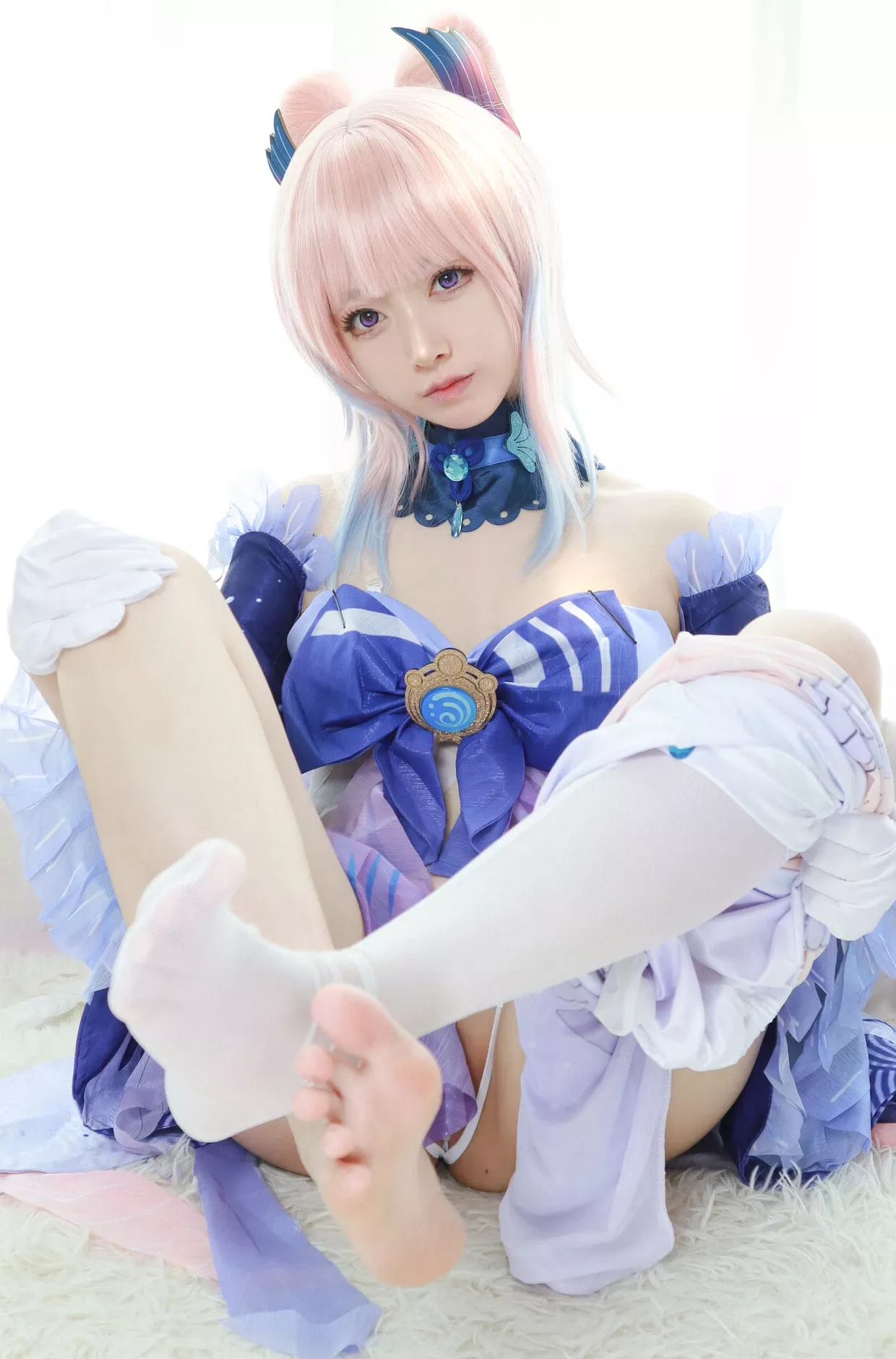 三宫新海【34P】 (爱酱) 朝雾合 �C 女神cosplay