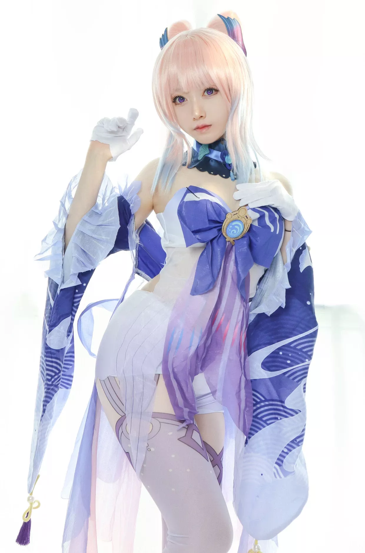 三宫新海【34P】 (爱酱) 朝雾合 �C 女神cosplay