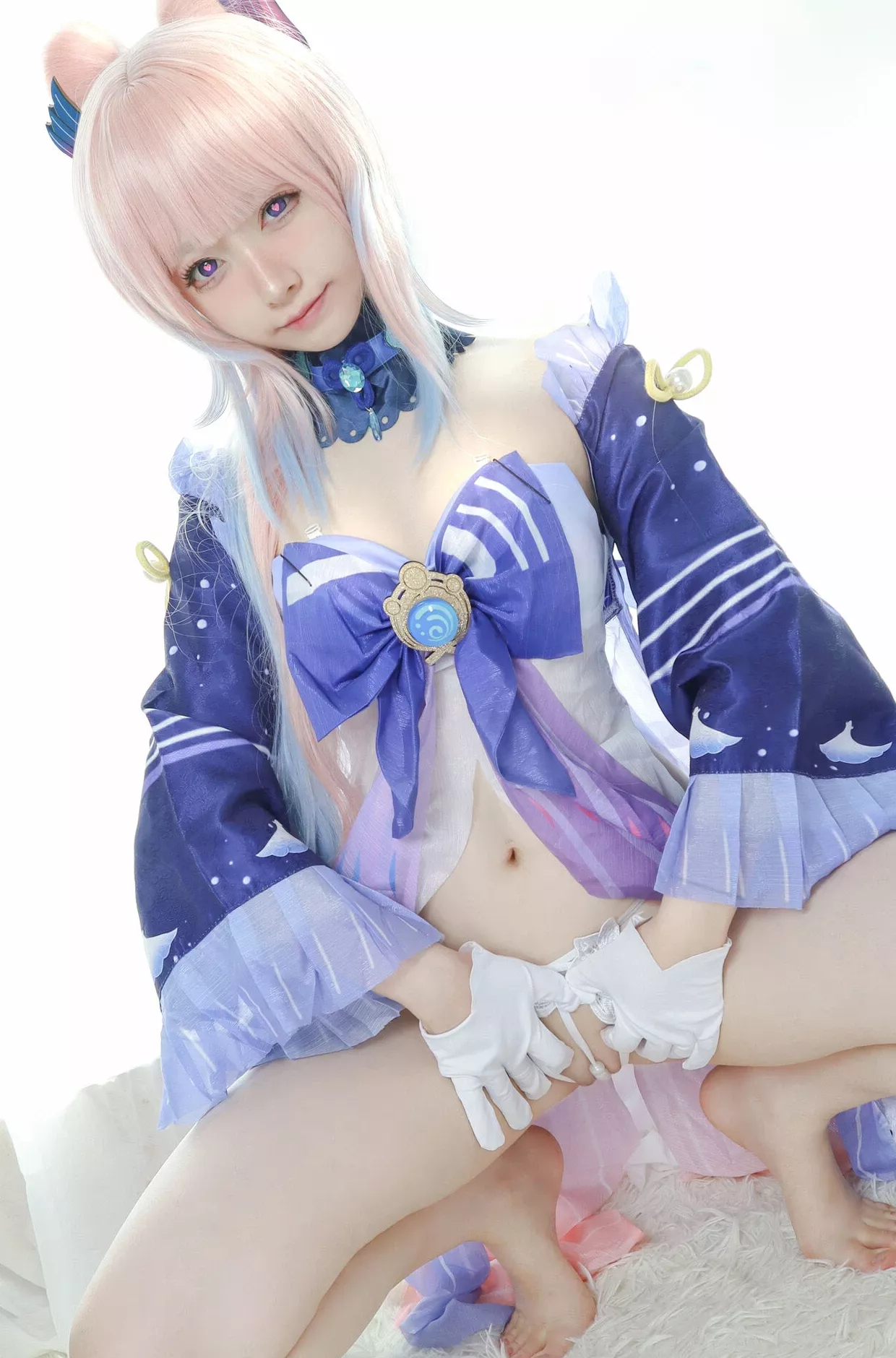 三宫新海【34P】 (爱酱) 朝雾合 �C 女神cosplay