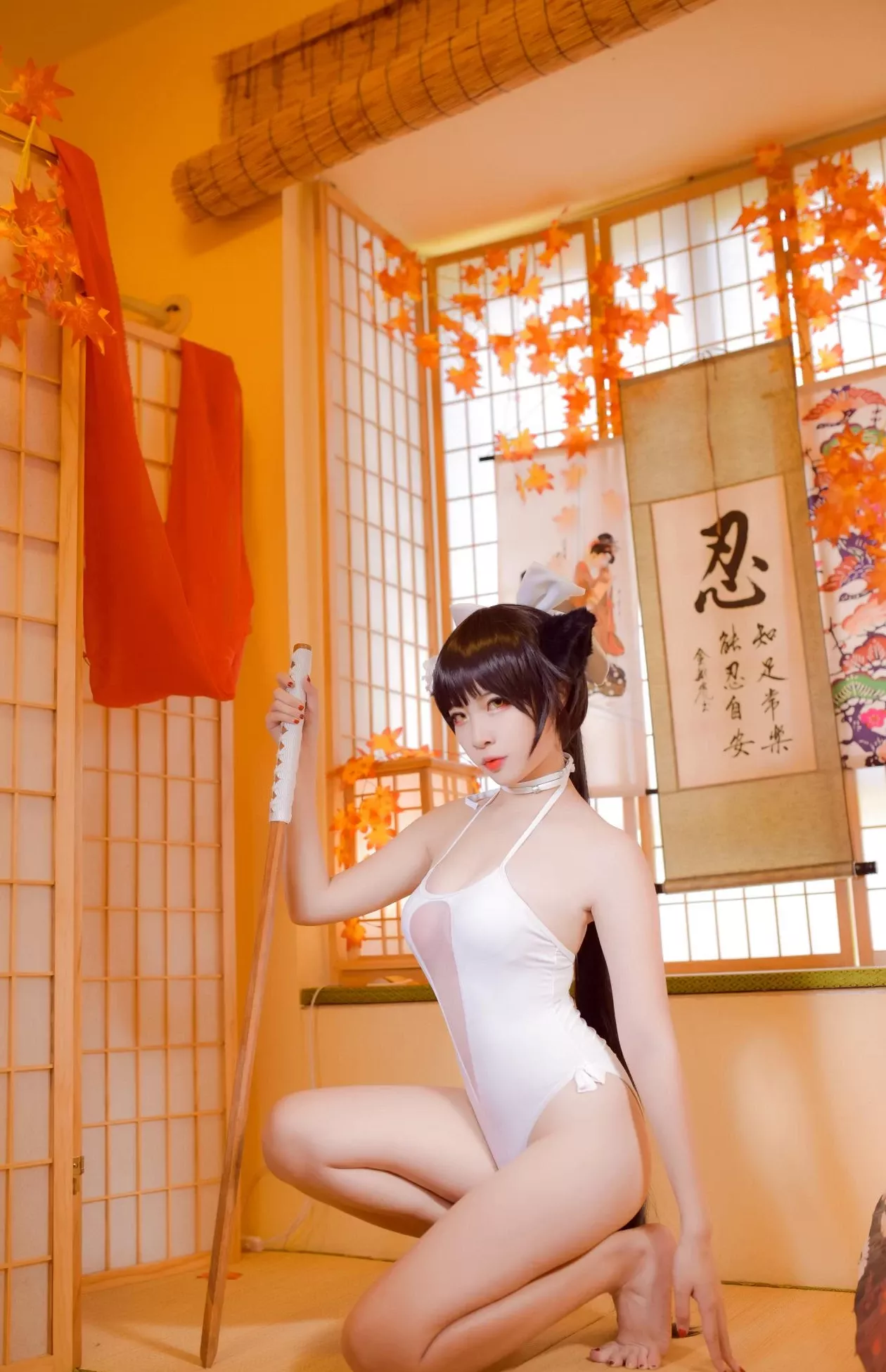 高雄泳服 尤物cosplay 二佐Nisa