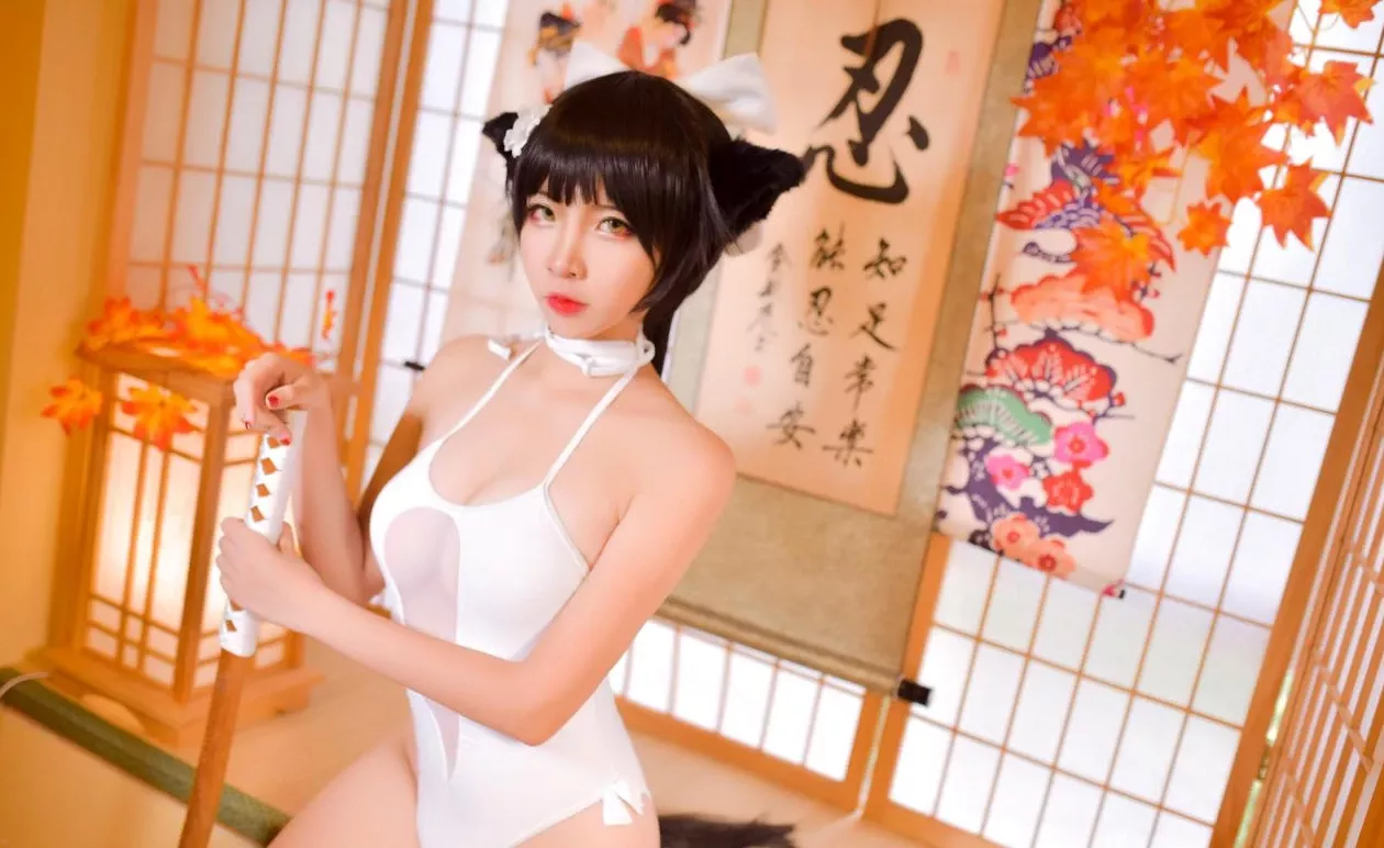 高雄泳服 尤物cosplay 二佐Nisa