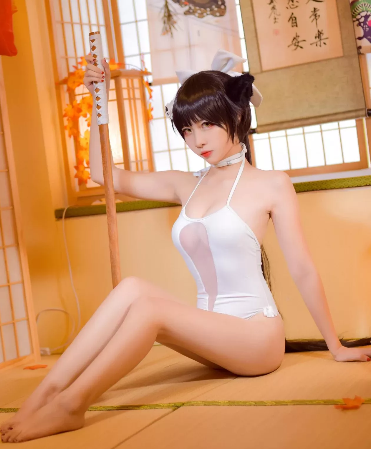 高雄泳服 尤物cosplay 二佐Nisa