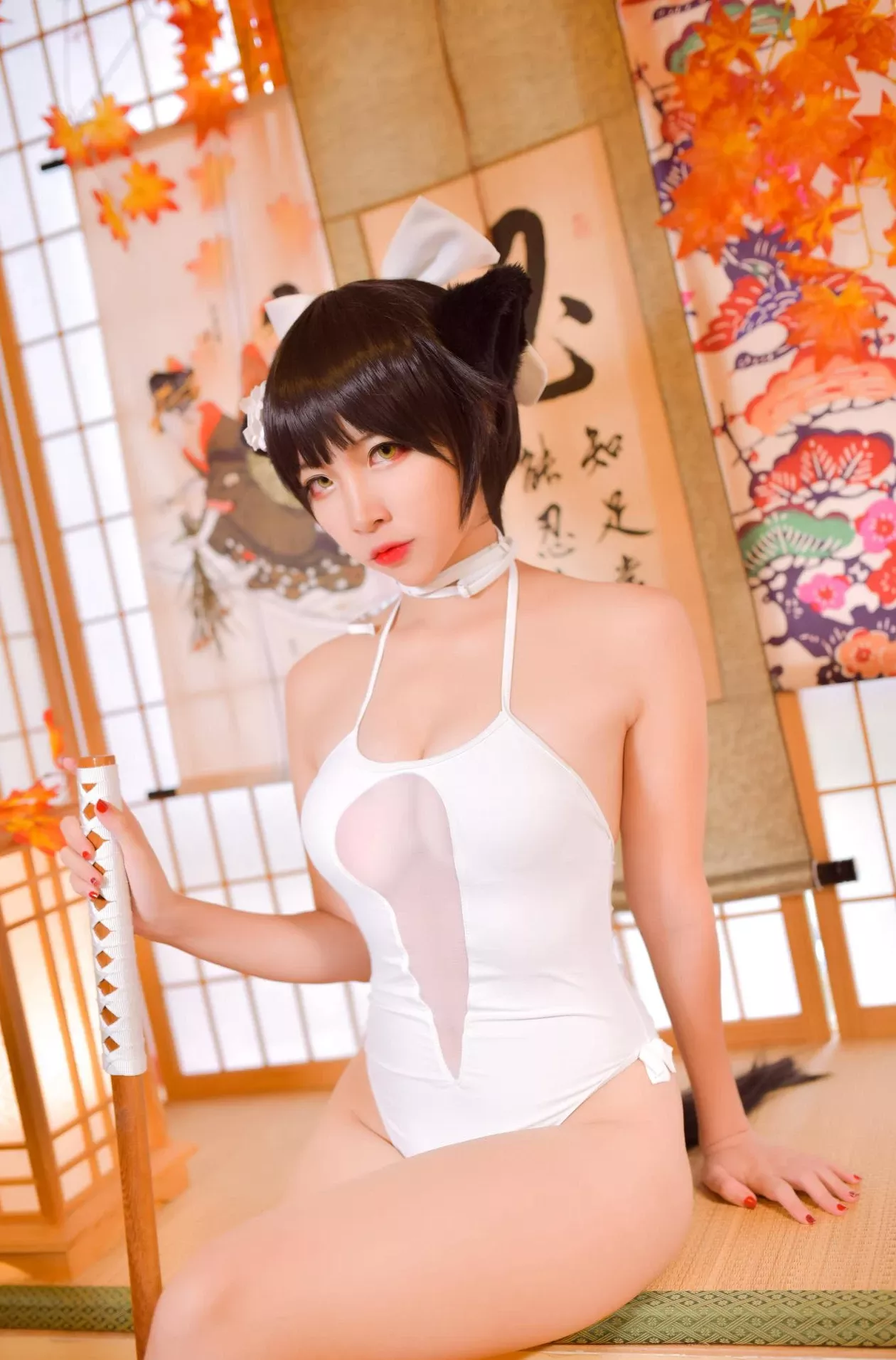 高雄泳服 尤物cosplay 二佐Nisa