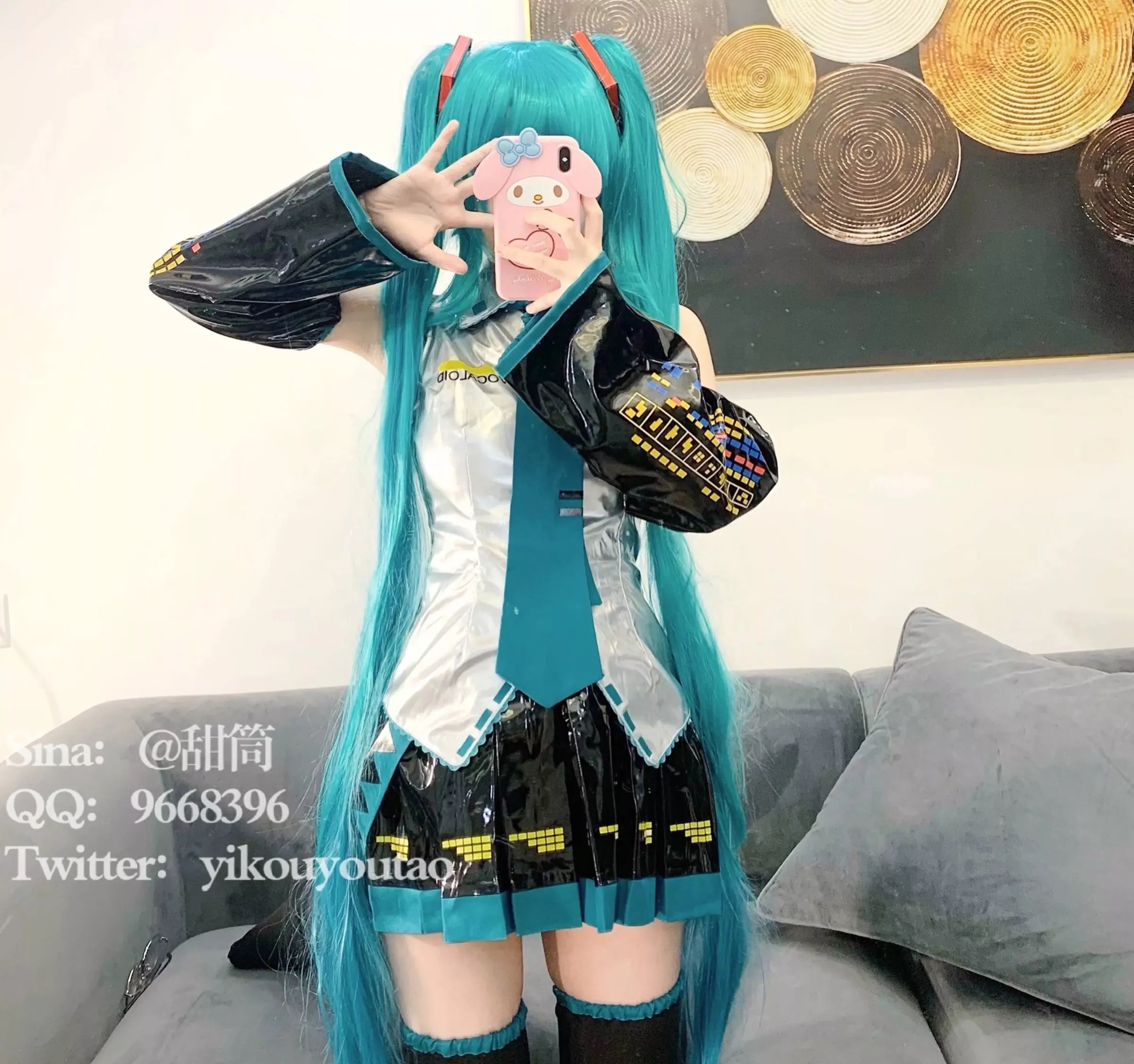 》 福利帖【130P】 萌白酱《 【网路收集组列】福利姬 大尺码 初音未来