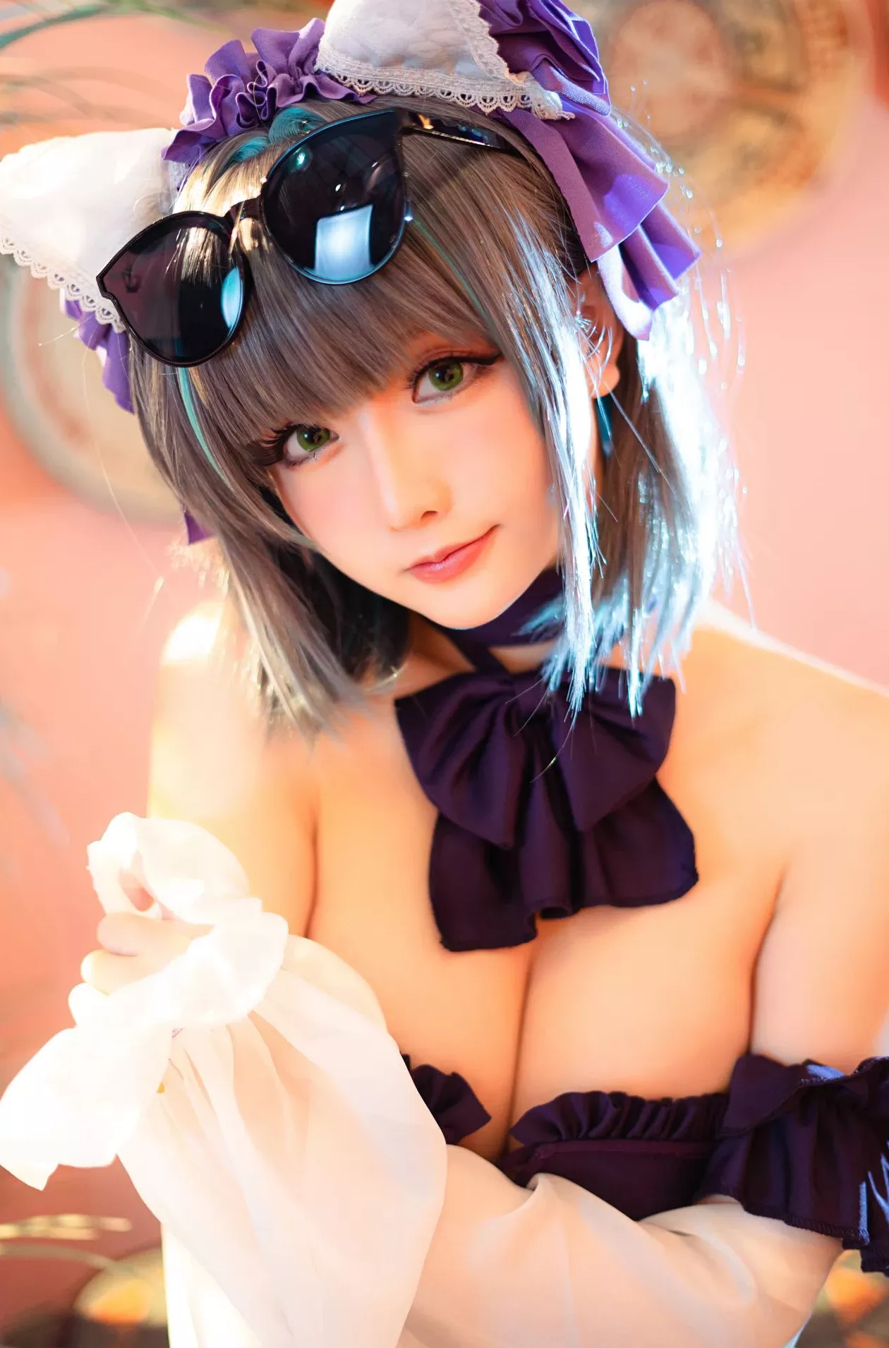美女cosplay 柴郡泳衣 星之迟迟R-Maid