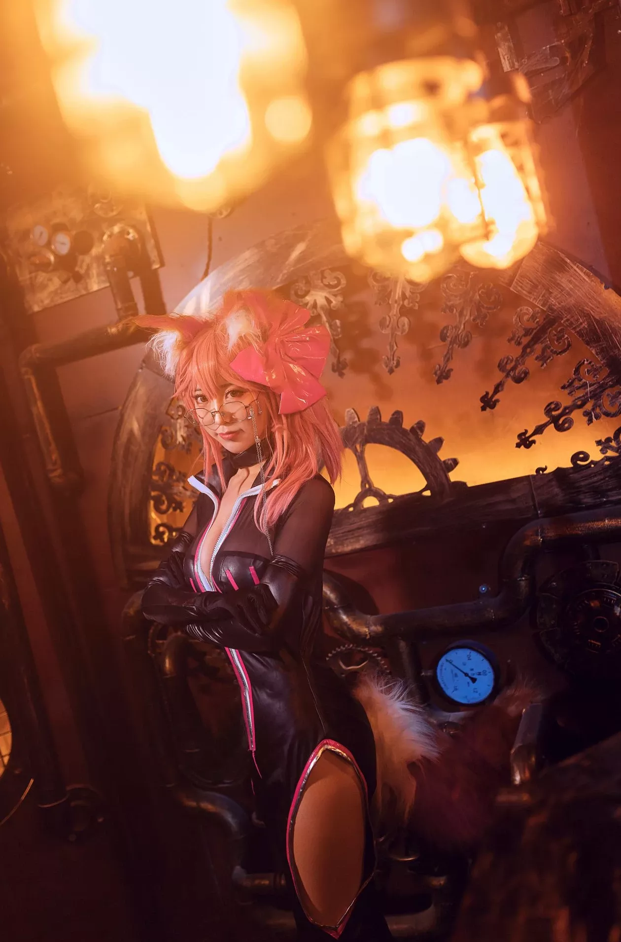 黑川玉藻前真爱 佳人cosplay