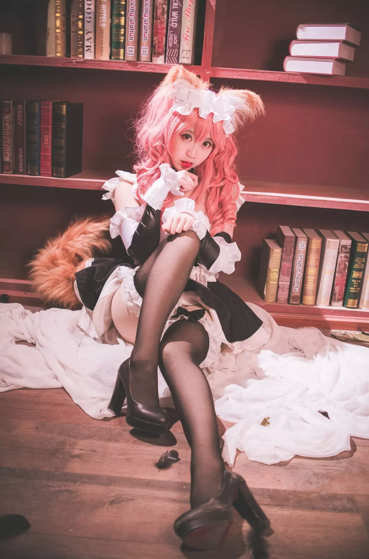 黑川玉藻前真爱 佳人cosplay