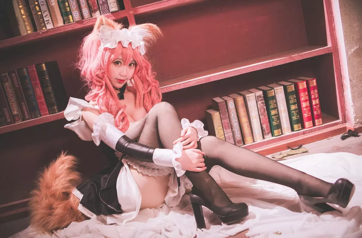 黑川玉藻前真爱 佳人cosplay