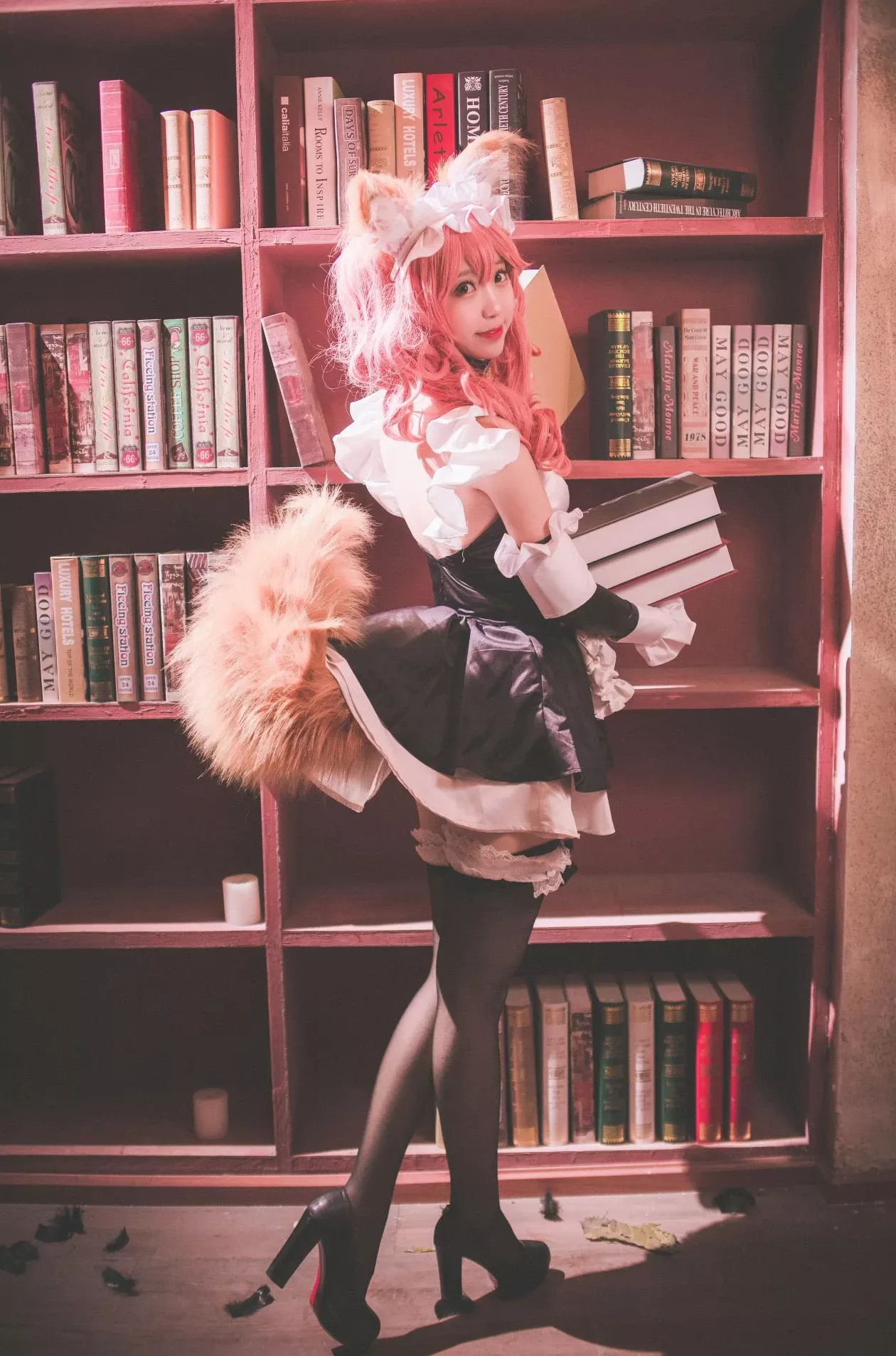 黑川玉藻前真爱 佳人cosplay