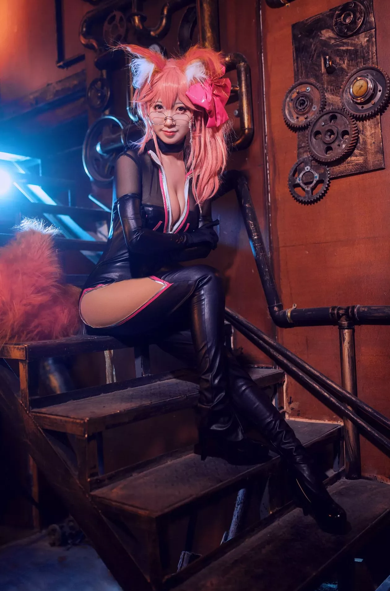 黑川玉藻前真爱 佳人cosplay