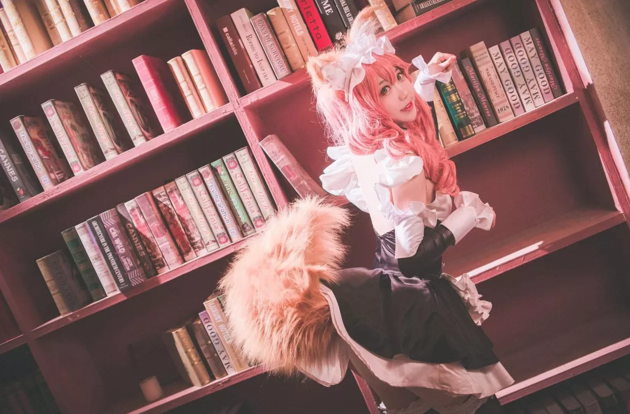 黑川玉藻前真爱 佳人cosplay