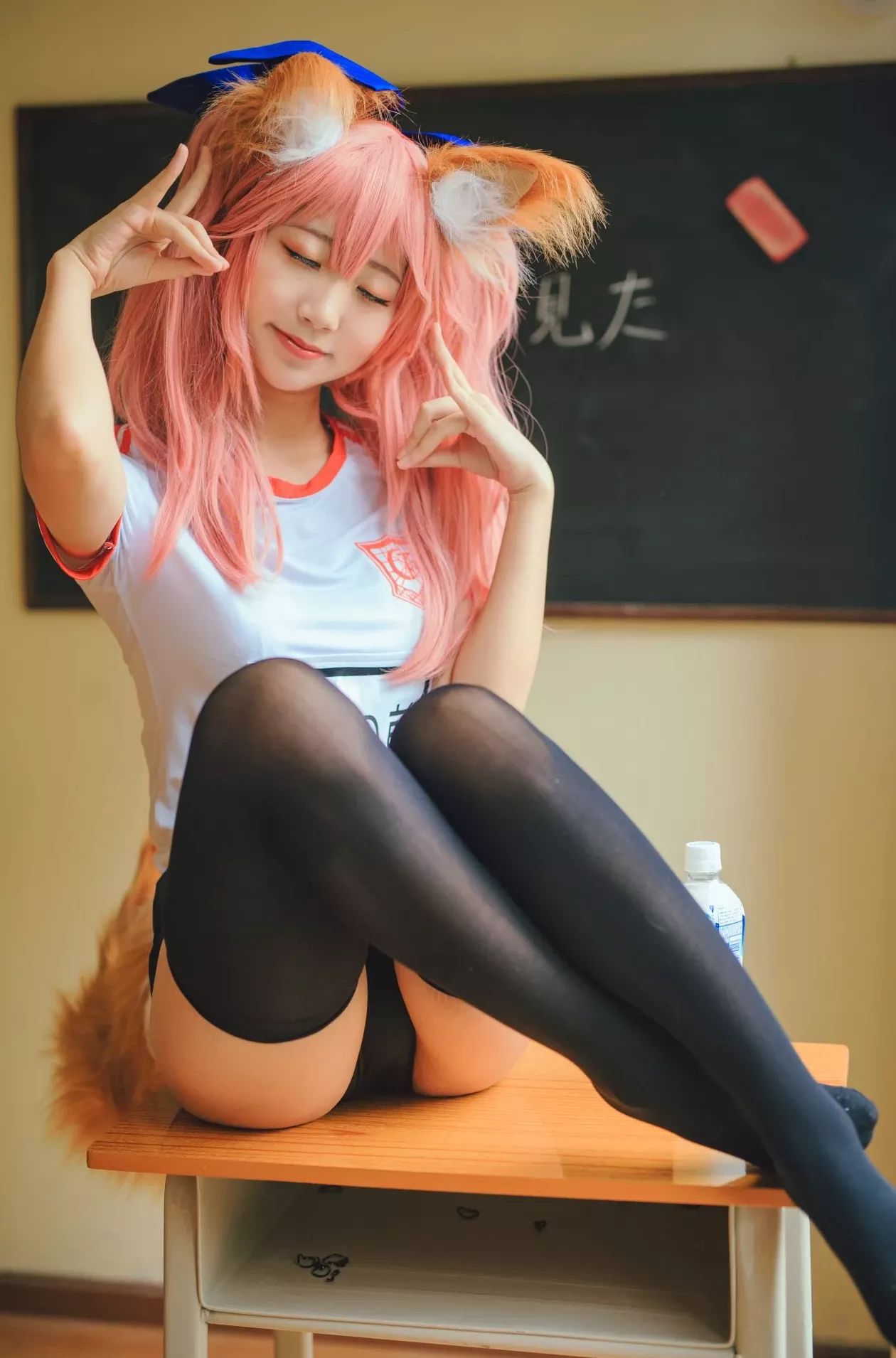 黑川玉藻前真爱 佳人cosplay