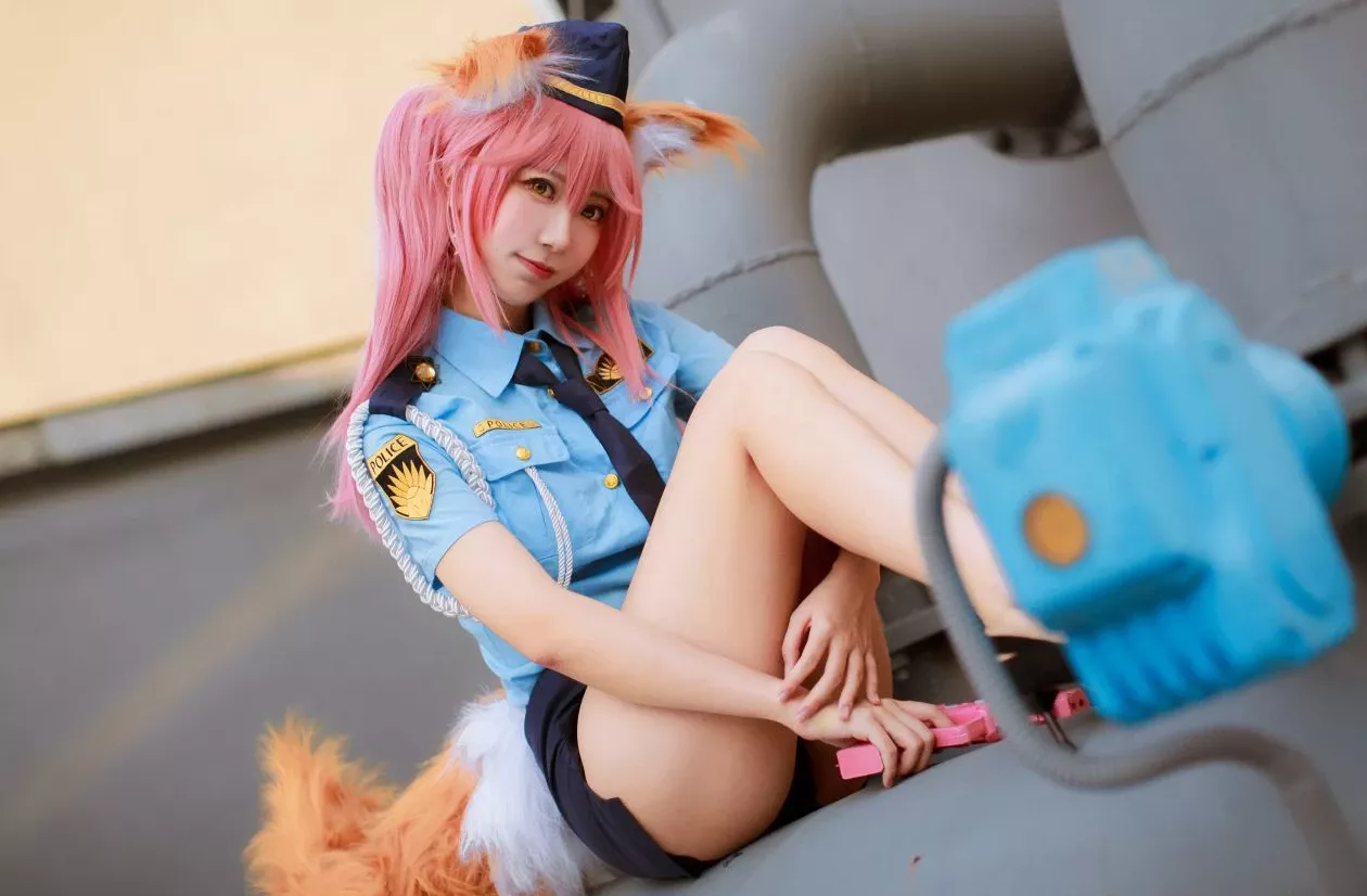 黑川玉藻前真爱 佳人cosplay