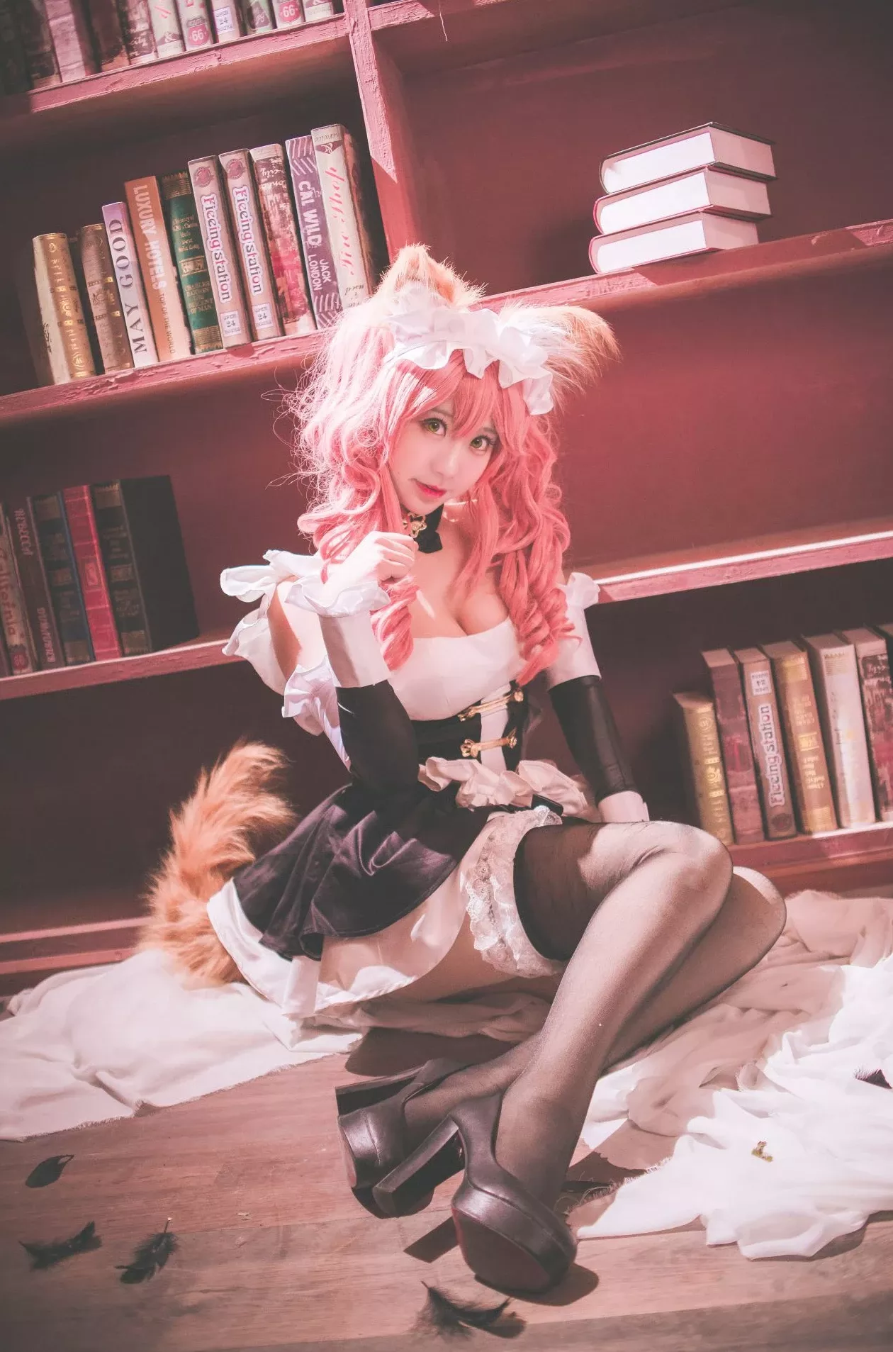 黑川玉藻前真爱 佳人cosplay