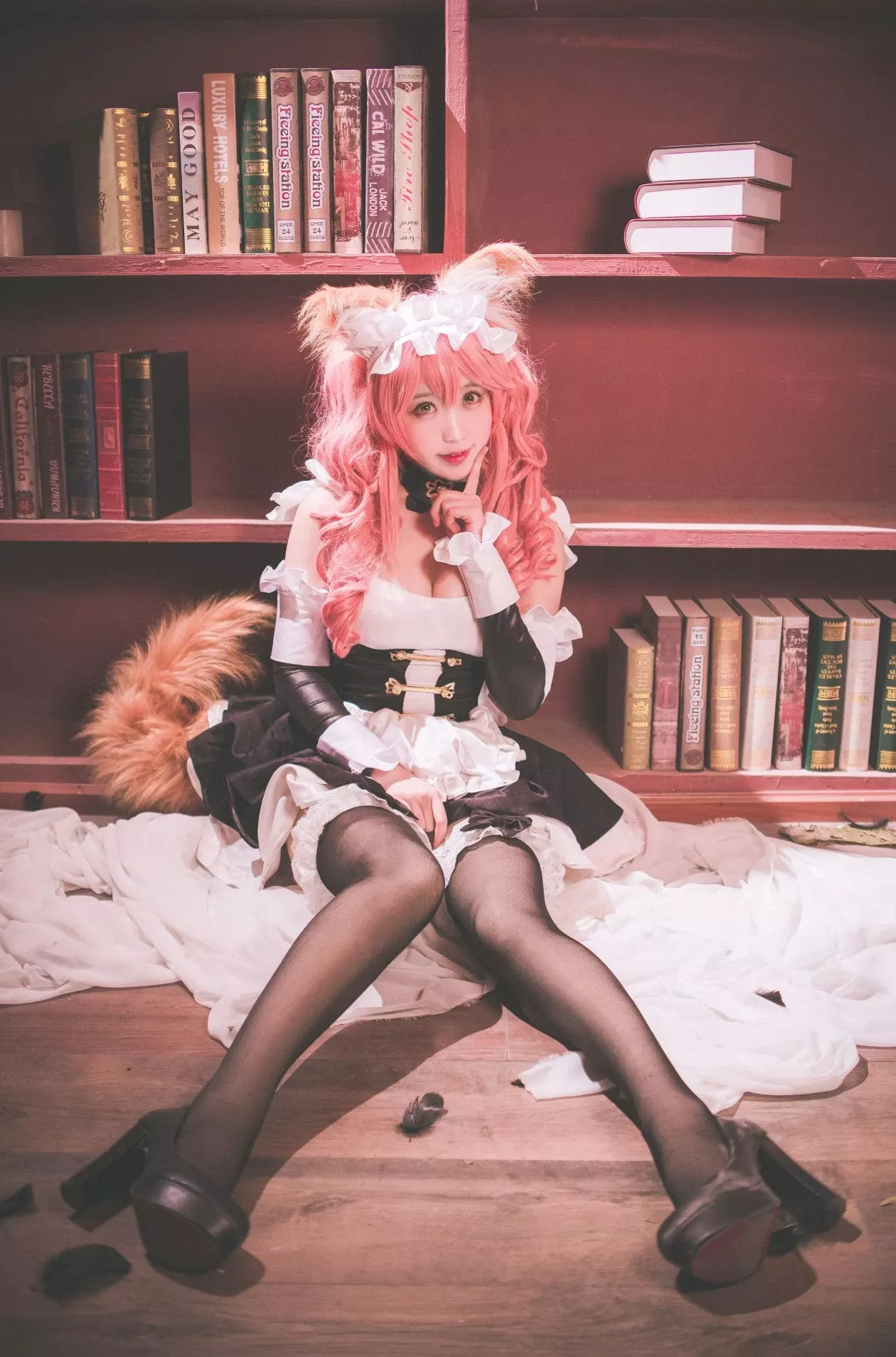 黑川玉藻前真爱 佳人cosplay