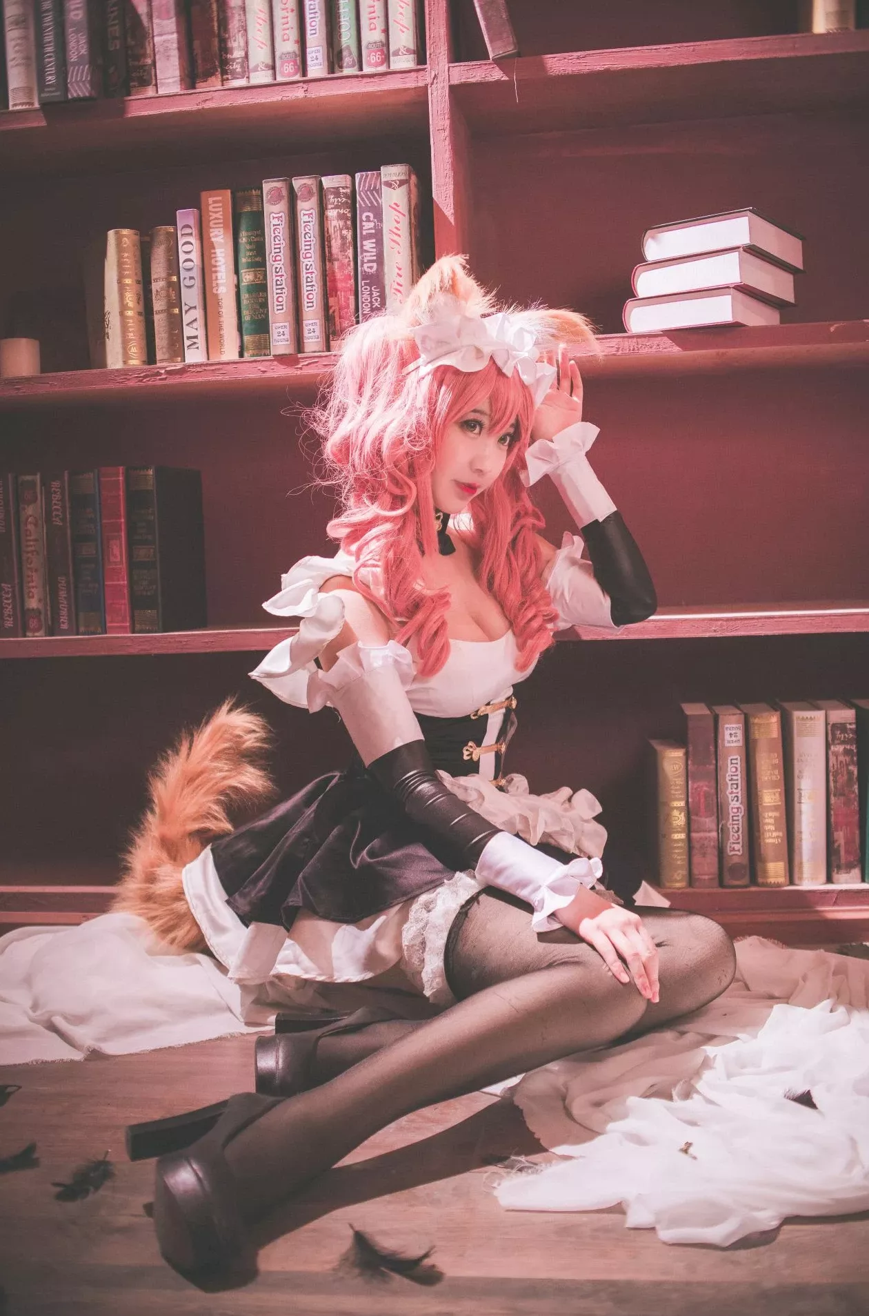 黑川玉藻前真爱 佳人cosplay