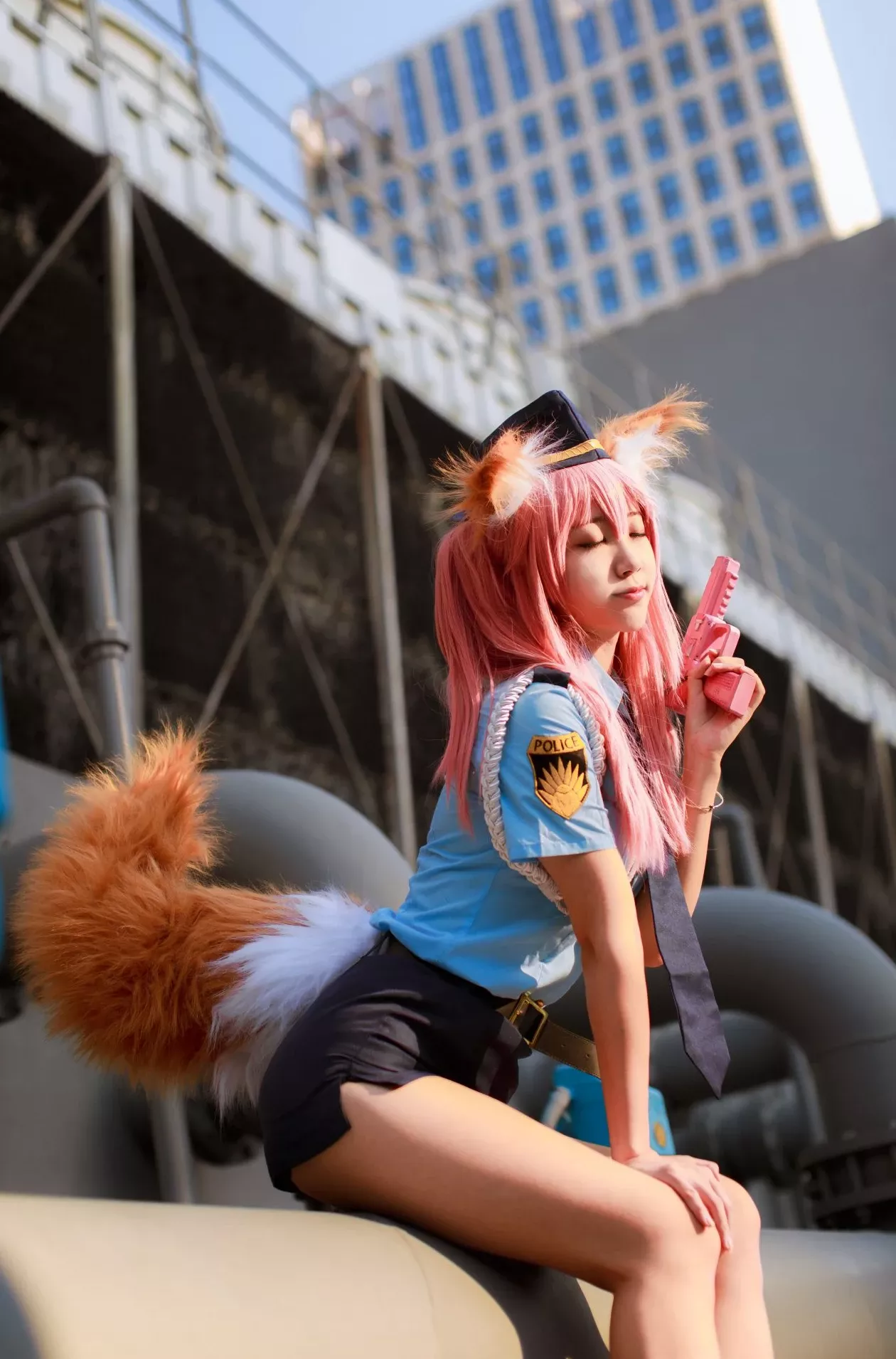 黑川玉藻前真爱 佳人cosplay