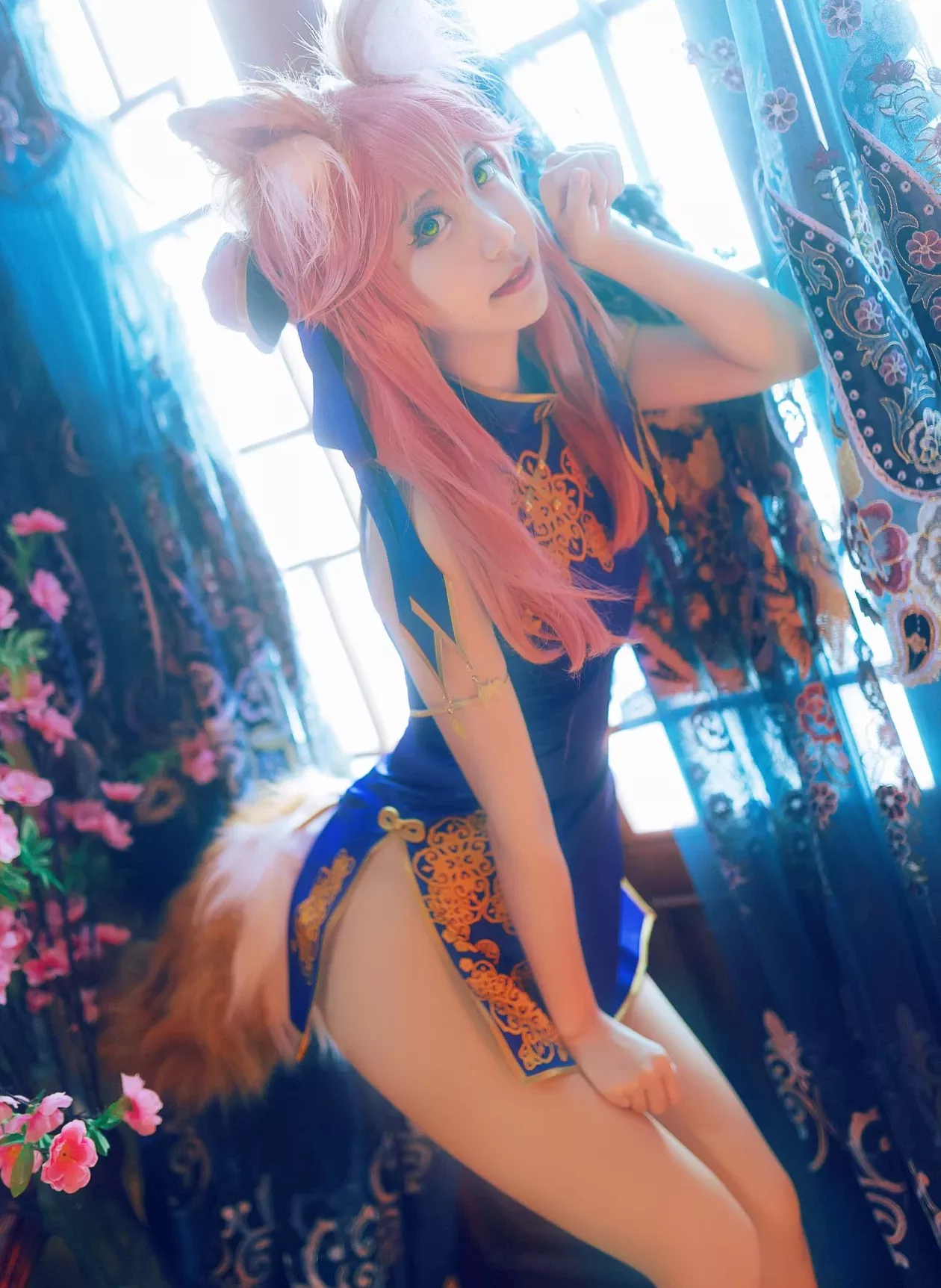 黑川玉藻前真爱 佳人cosplay