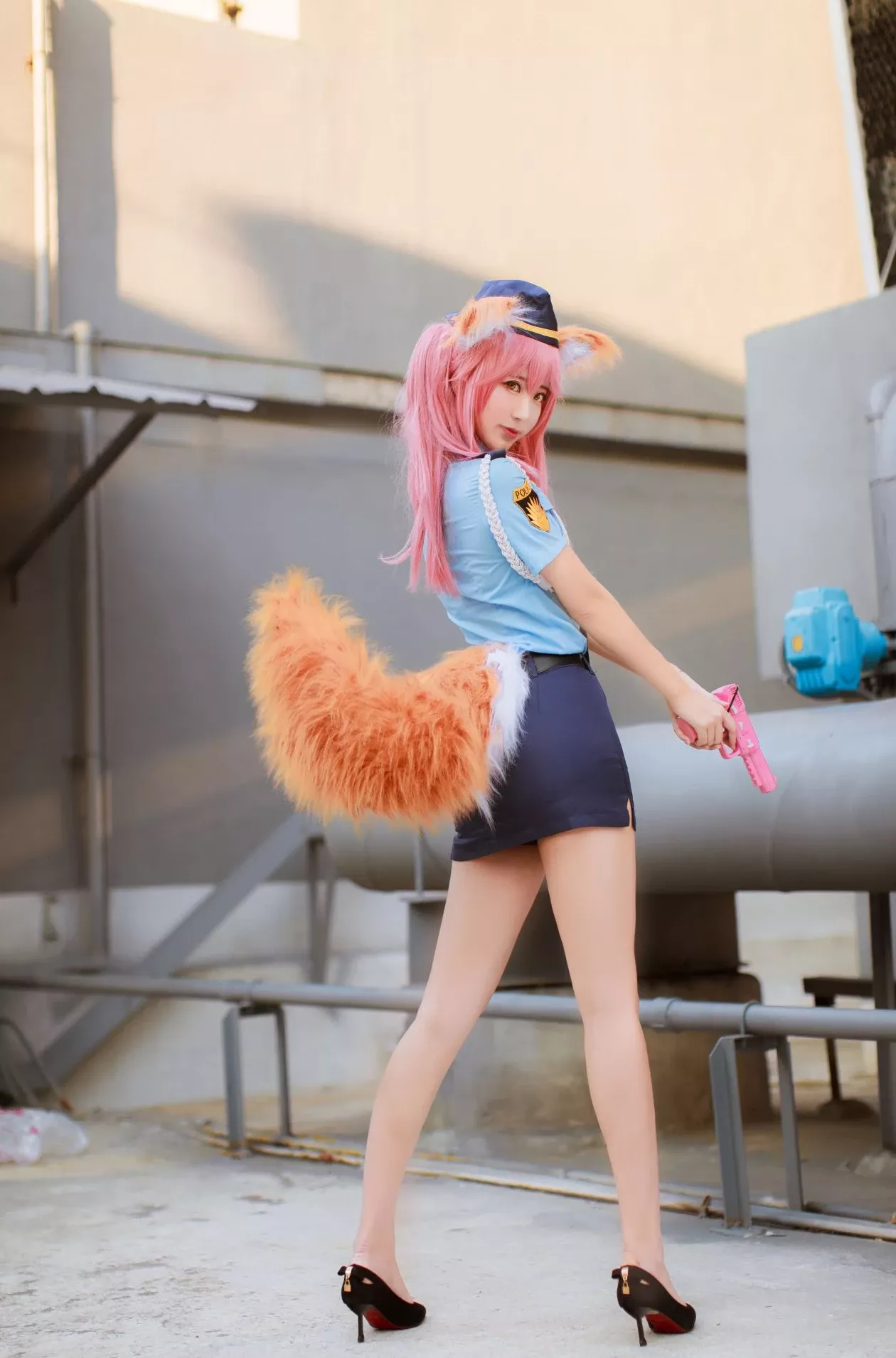 黑川玉藻前真爱 佳人cosplay