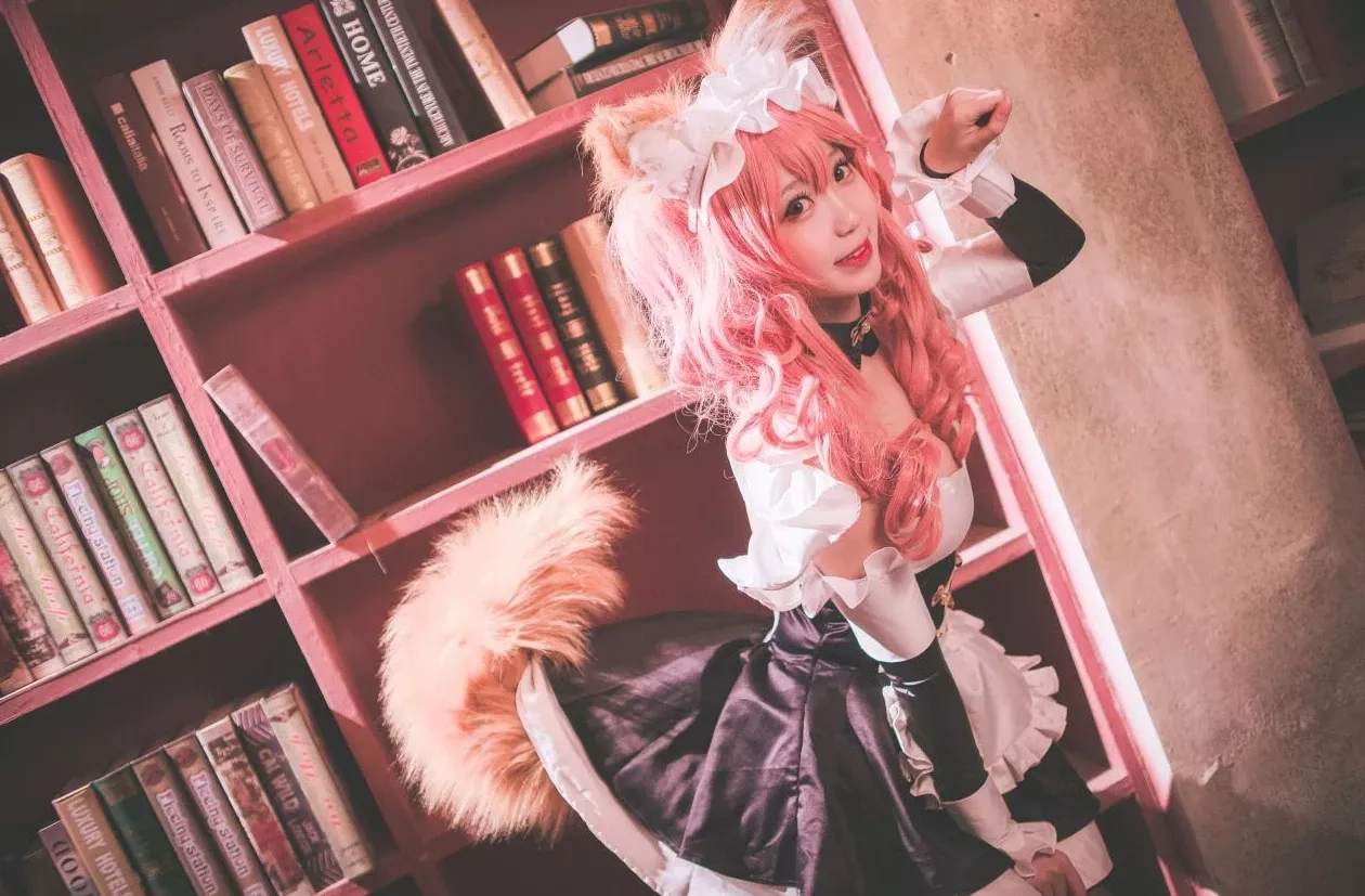 黑川玉藻前真爱 佳人cosplay