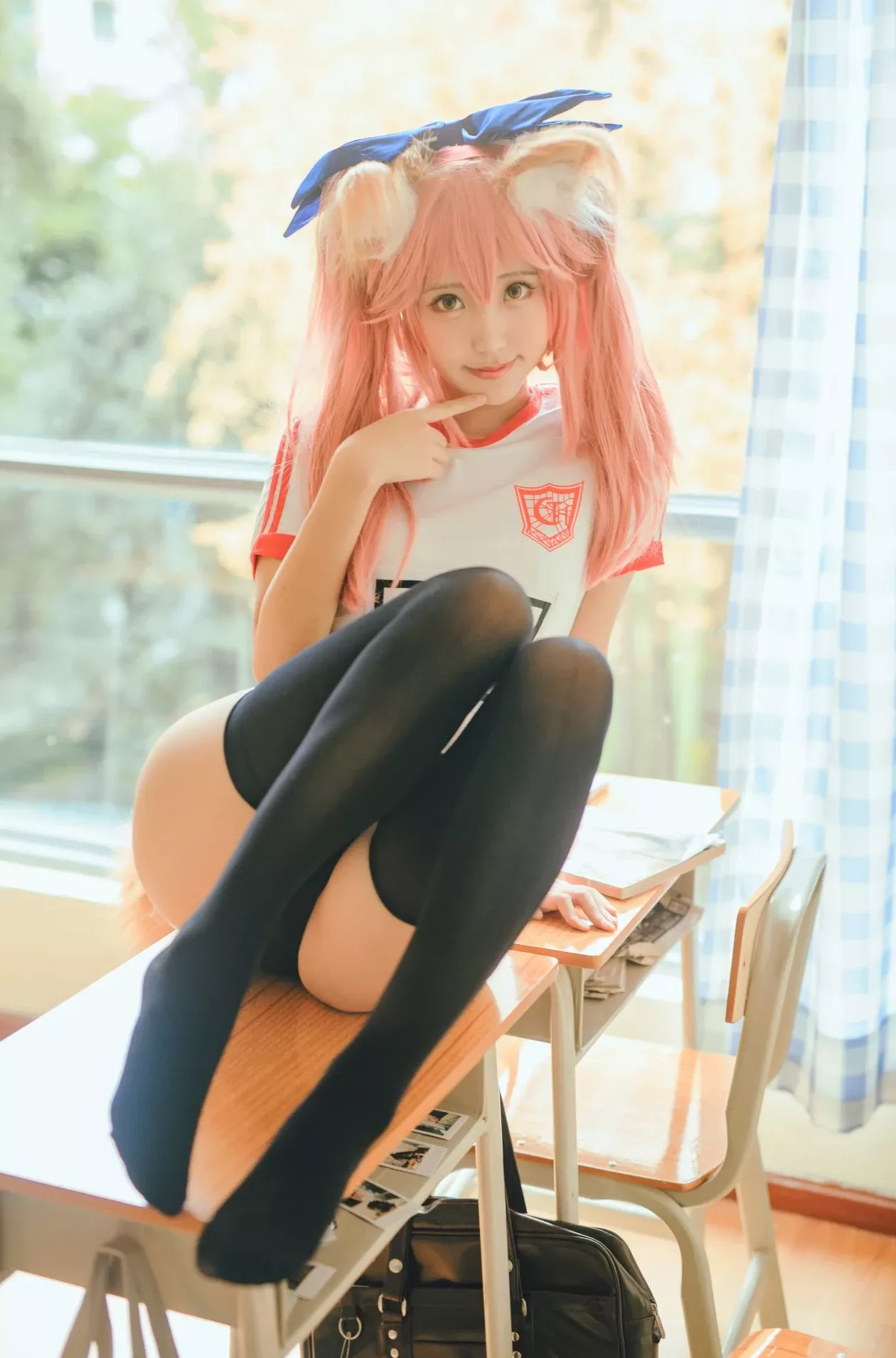 黑川玉藻前真爱 佳人cosplay