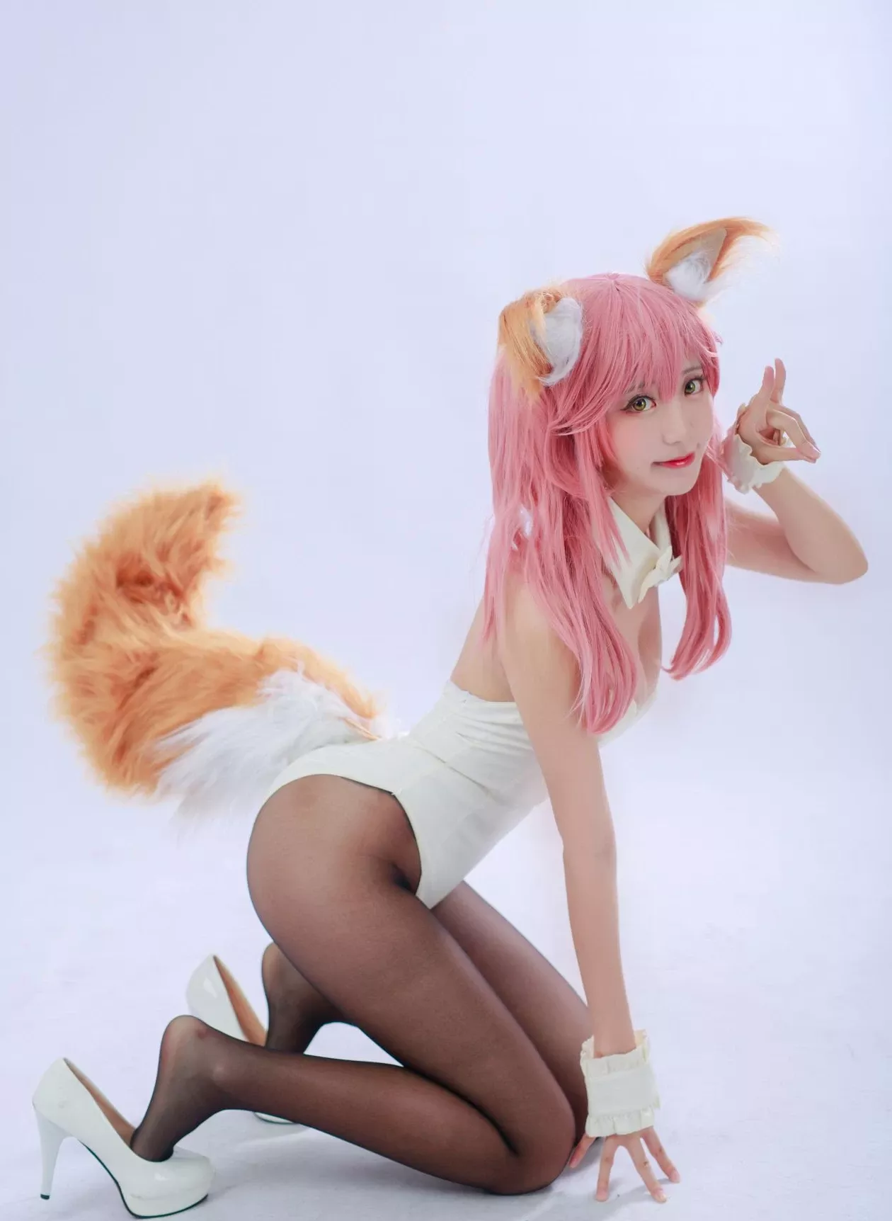 黑川玉藻前真爱 佳人cosplay