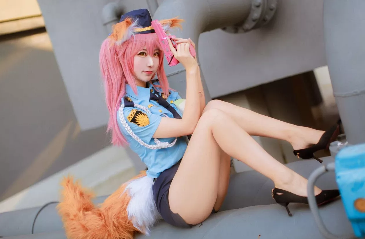 黑川玉藻前真爱 佳人cosplay