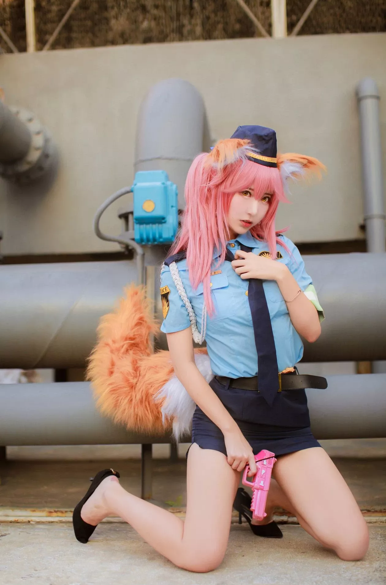 黑川玉藻前真爱 佳人cosplay