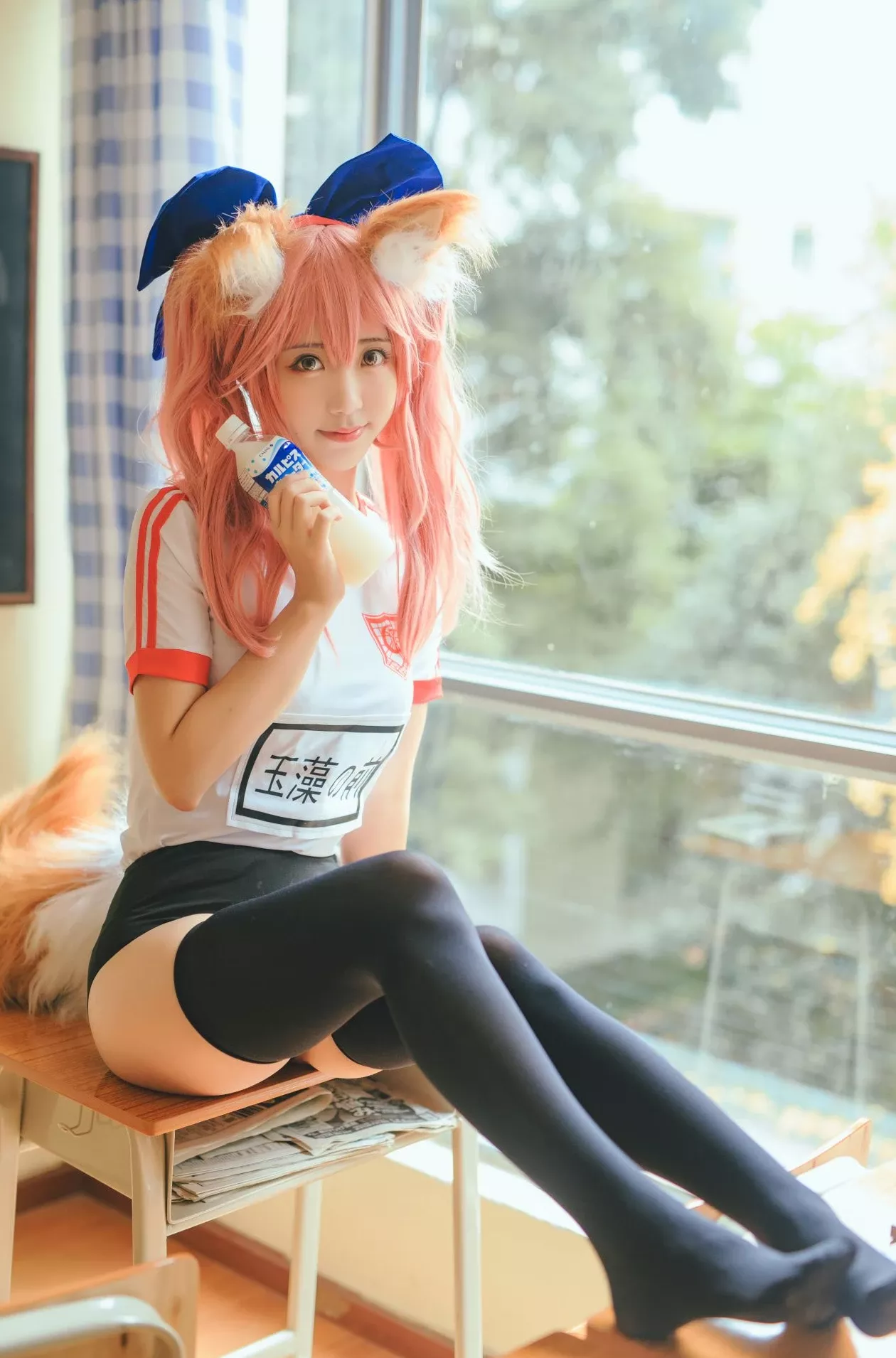 黑川玉藻前真爱 佳人cosplay