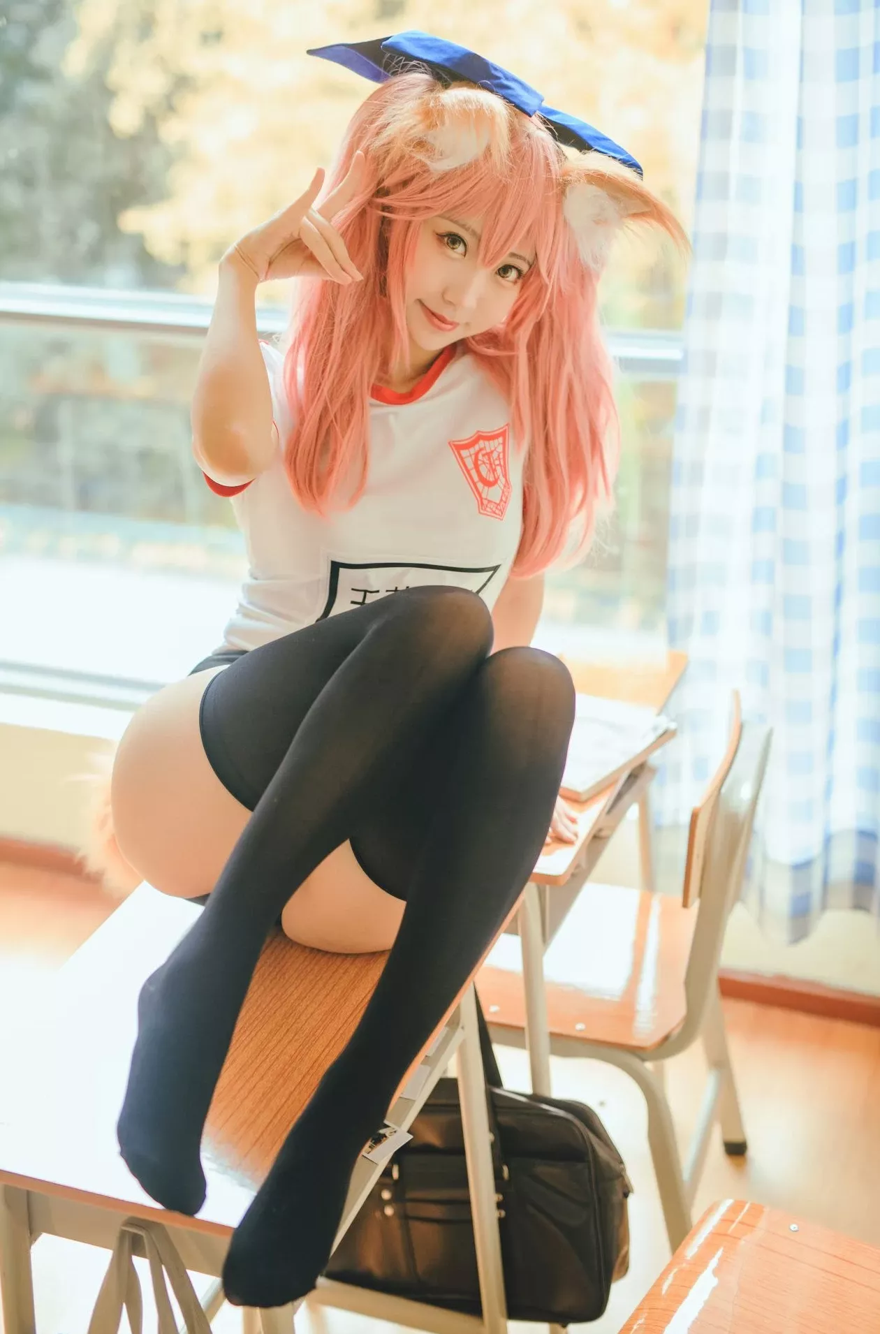 黑川玉藻前真爱 佳人cosplay
