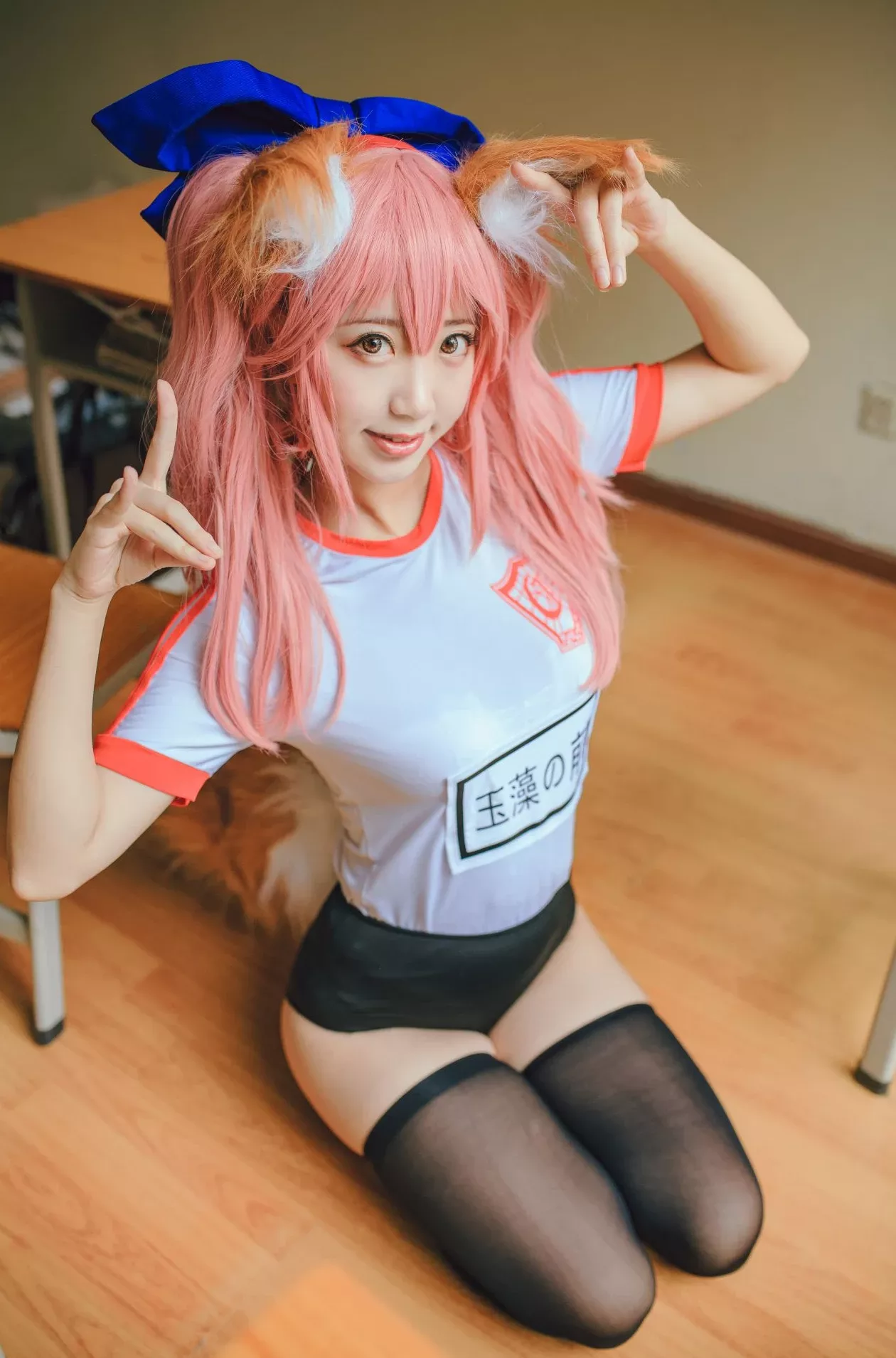 黑川玉藻前真爱 佳人cosplay
