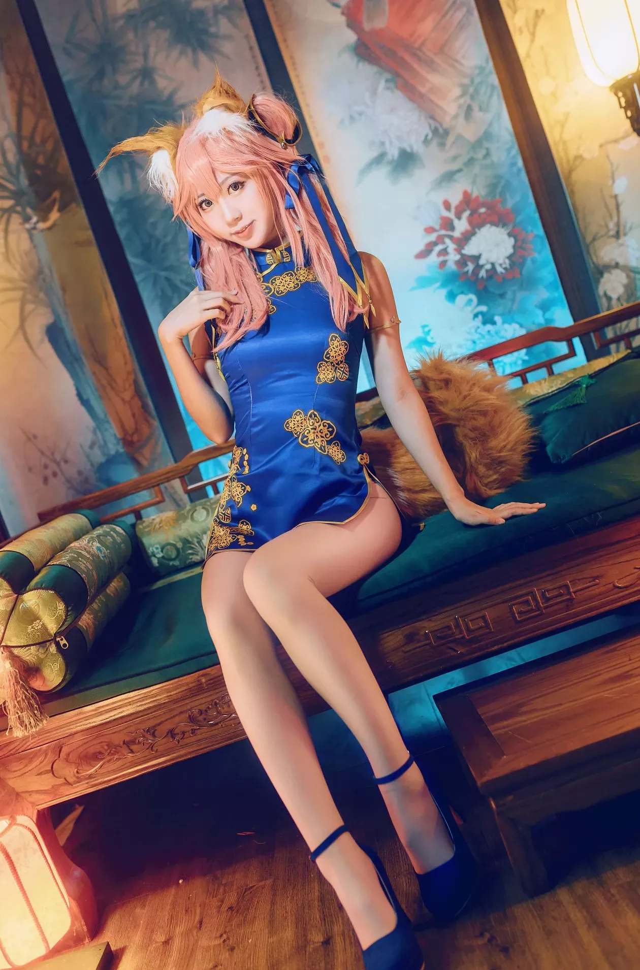 黑川玉藻前真爱 佳人cosplay