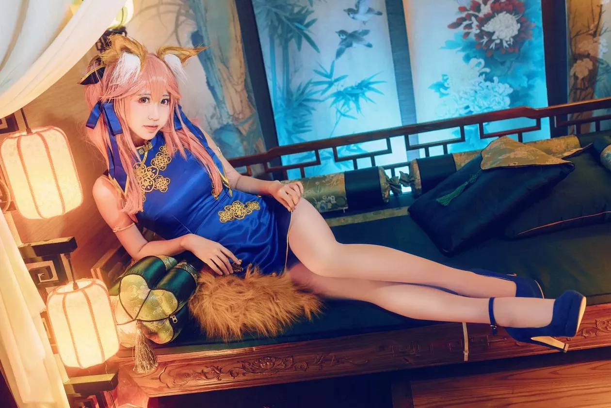 黑川玉藻前真爱 佳人cosplay