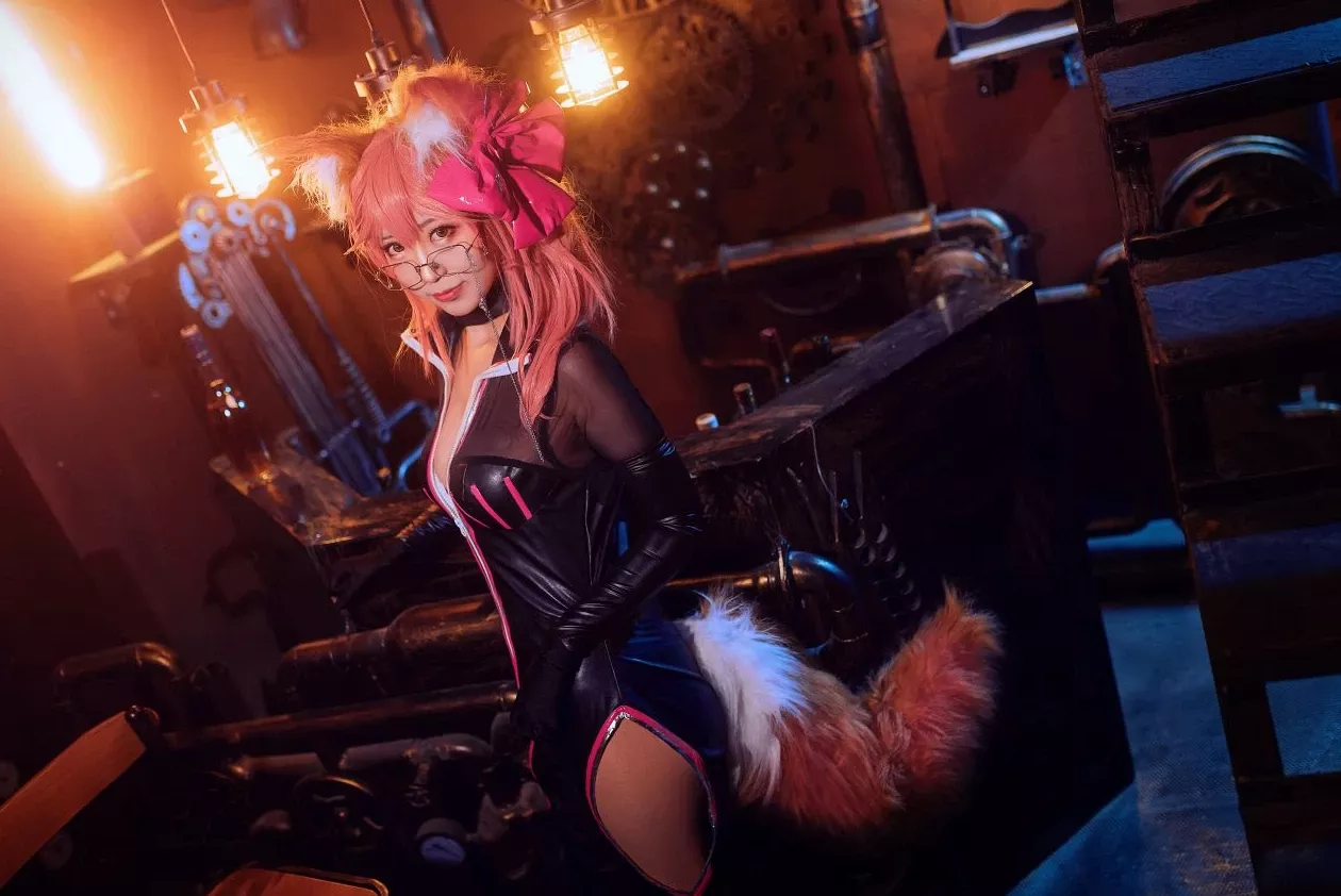 黑川玉藻前真爱 佳人cosplay