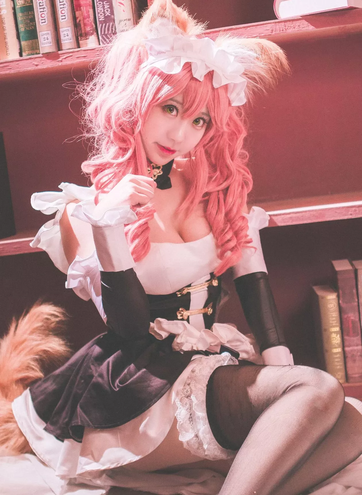 黑川玉藻前真爱 佳人cosplay