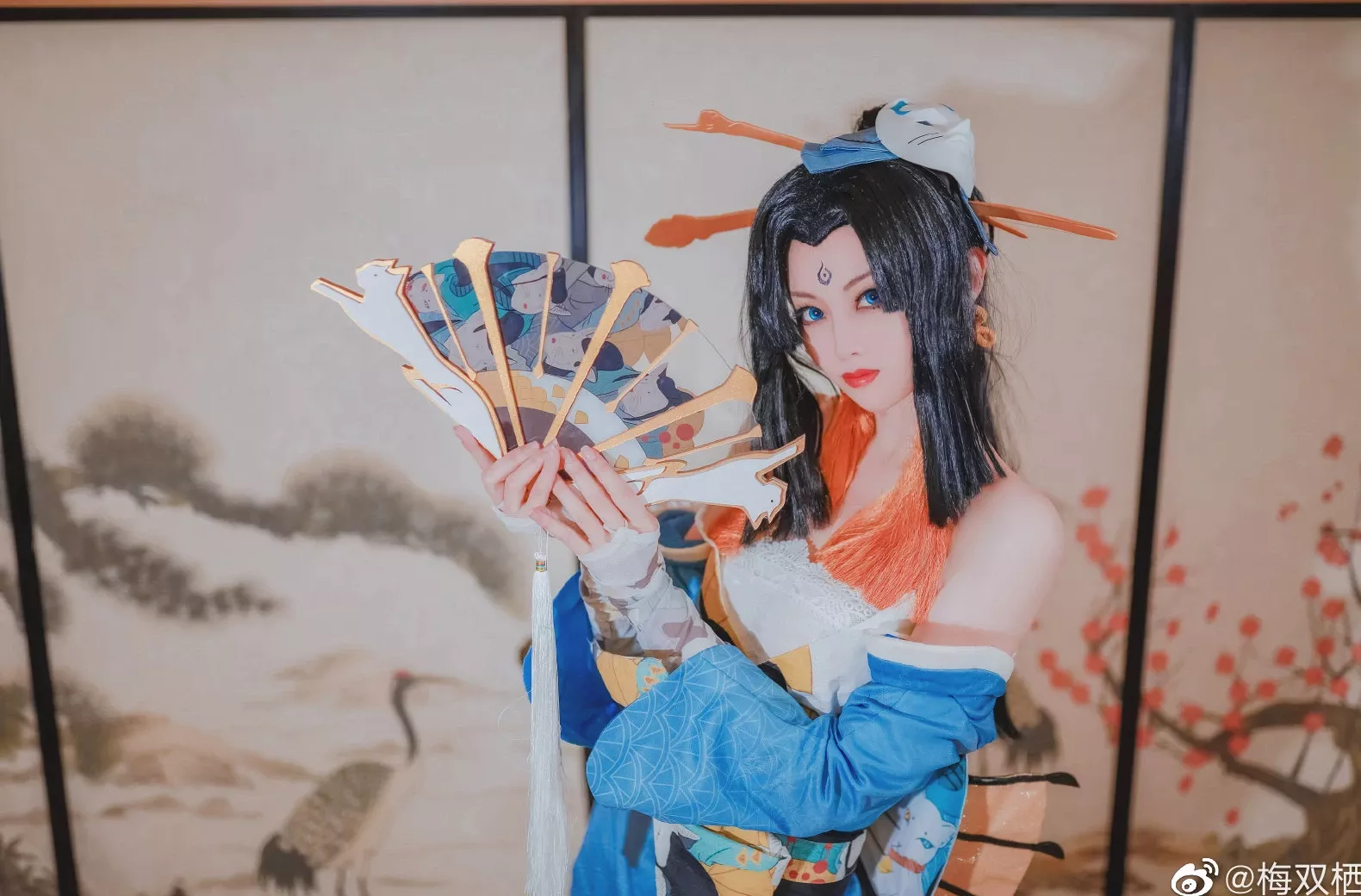 梅双栖 (9P) 仙女cosplay 不知火舞―魅语 王者荣耀