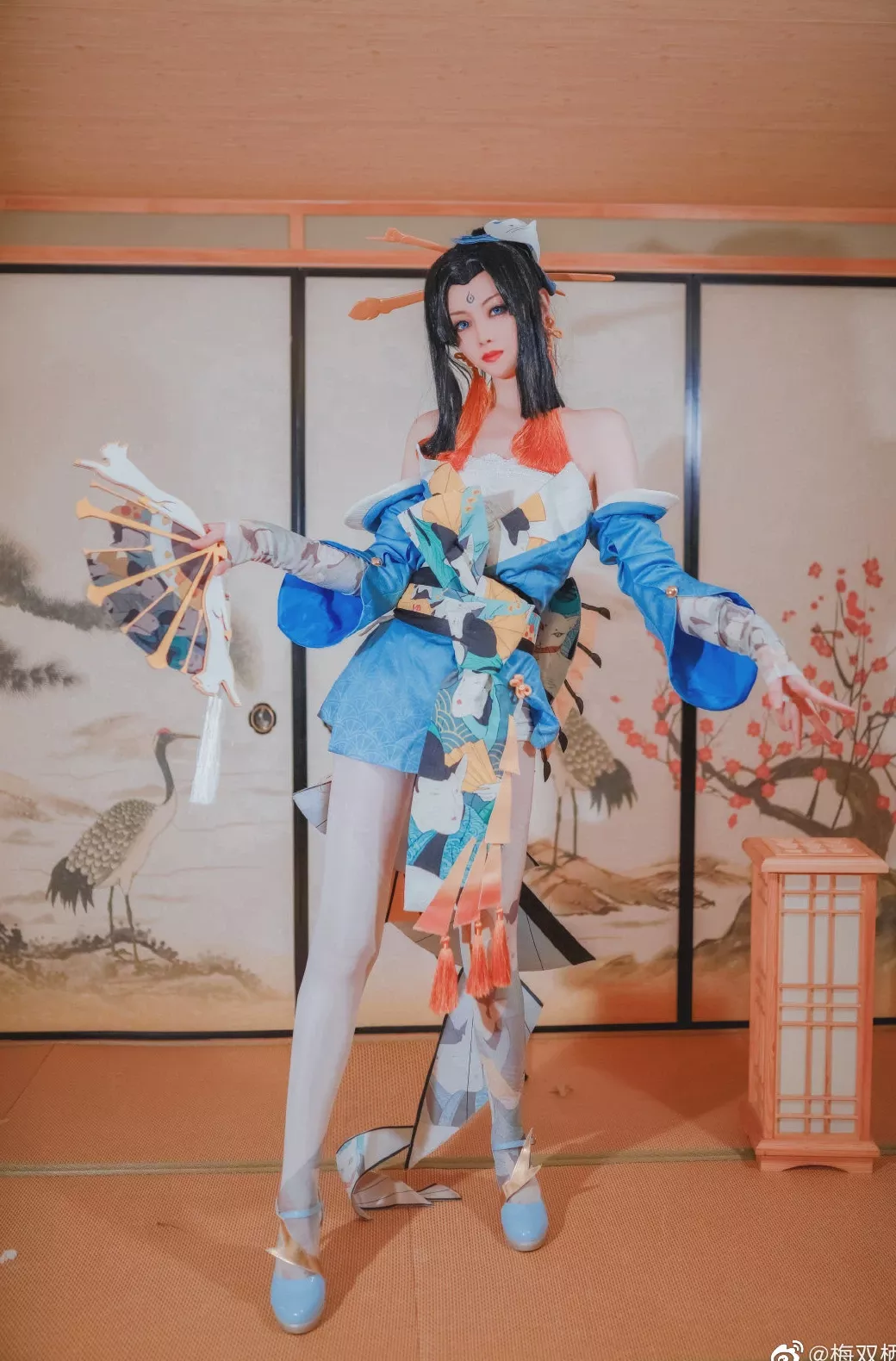 梅双栖 (9P) 仙女cosplay 不知火舞―魅语 王者荣耀