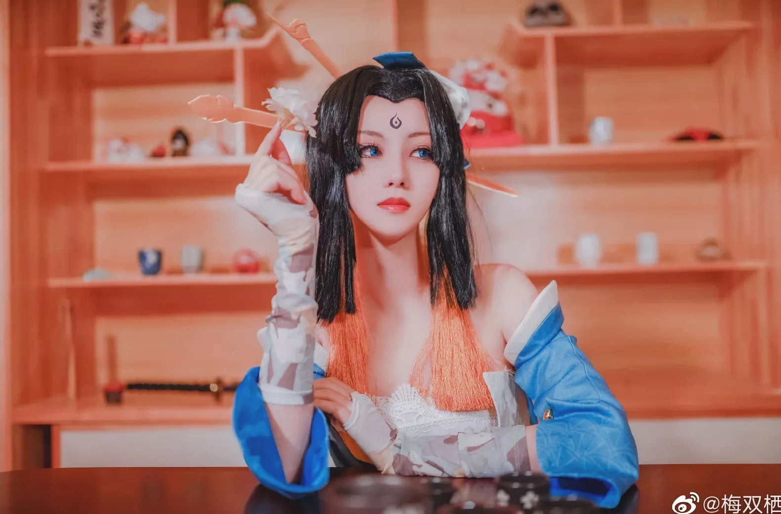 梅双栖 (9P) 仙女cosplay 不知火舞―魅语 王者荣耀