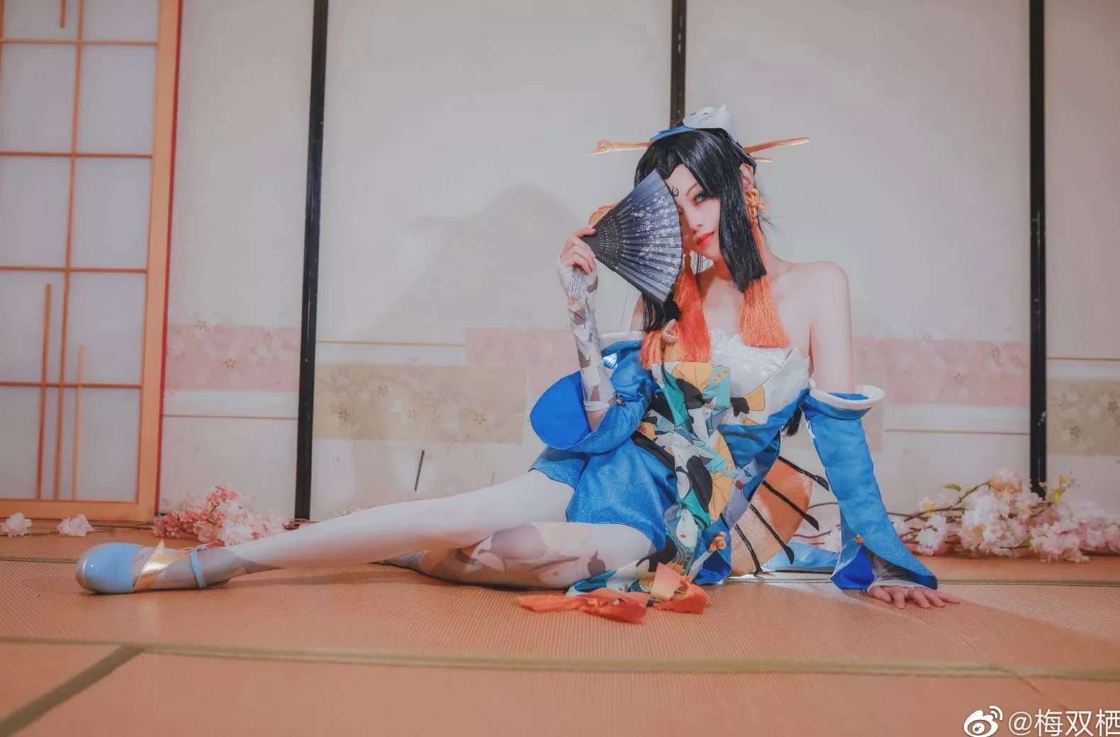 梅双栖 (9P) 仙女cosplay 不知火舞―魅语 王者荣耀