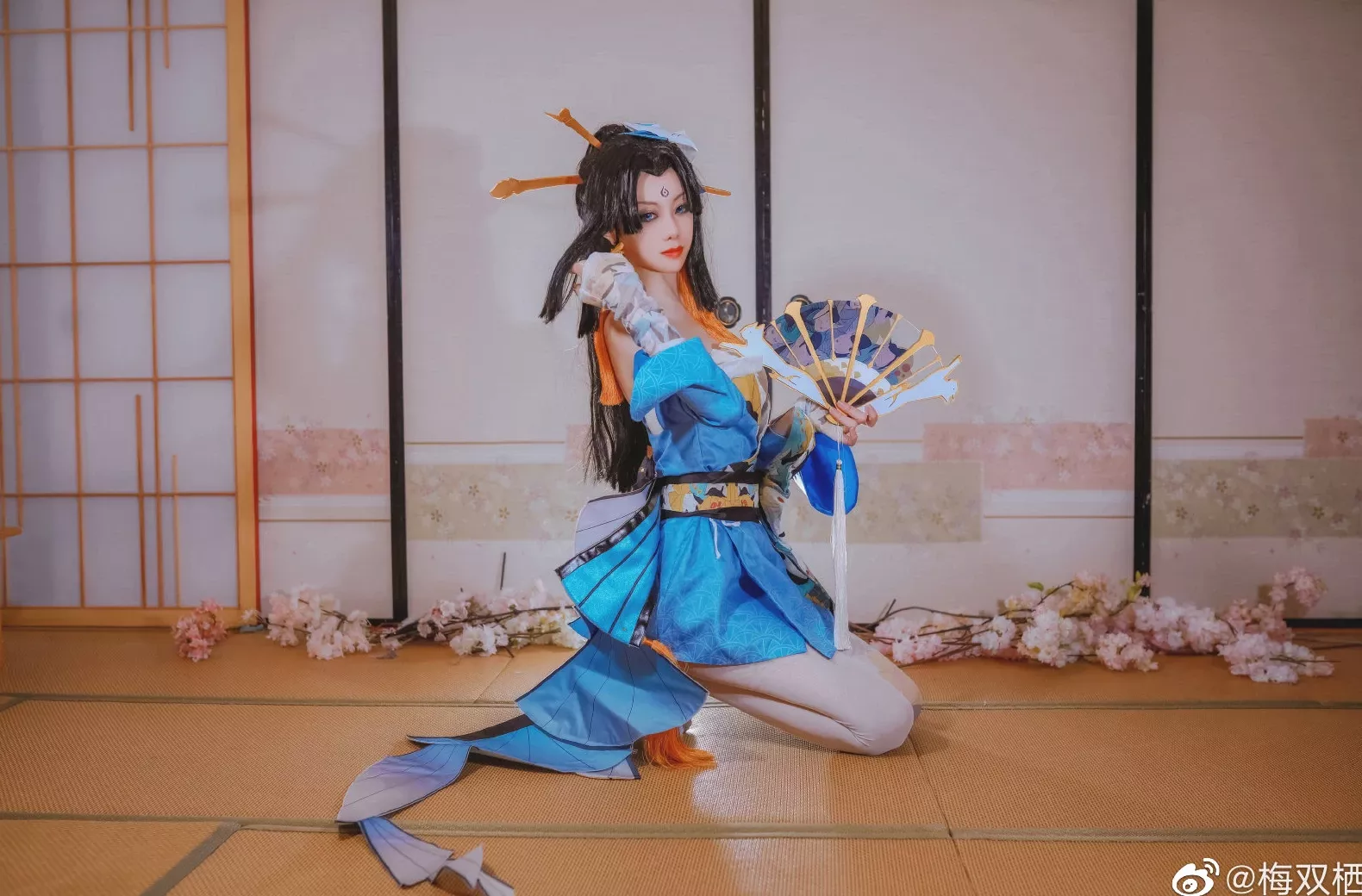 梅双栖 (9P) 仙女cosplay 不知火舞―魅语 王者荣耀