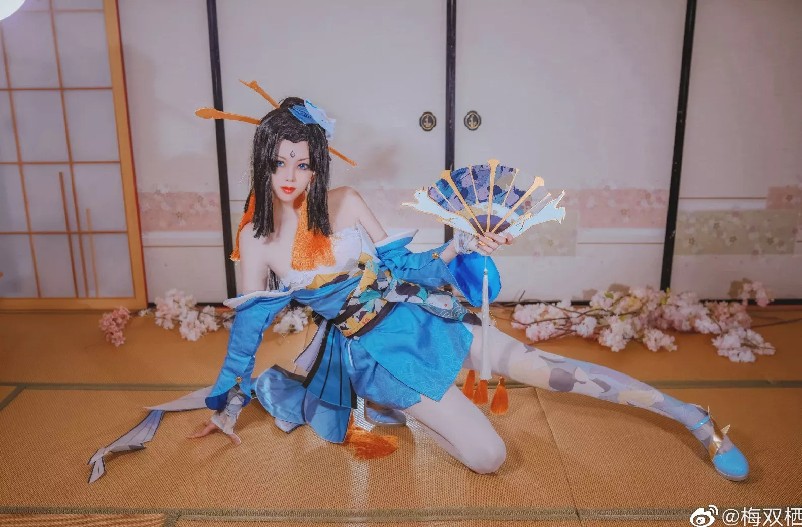梅双栖 (9P) 仙女cosplay 不知火舞―魅语 王者荣耀